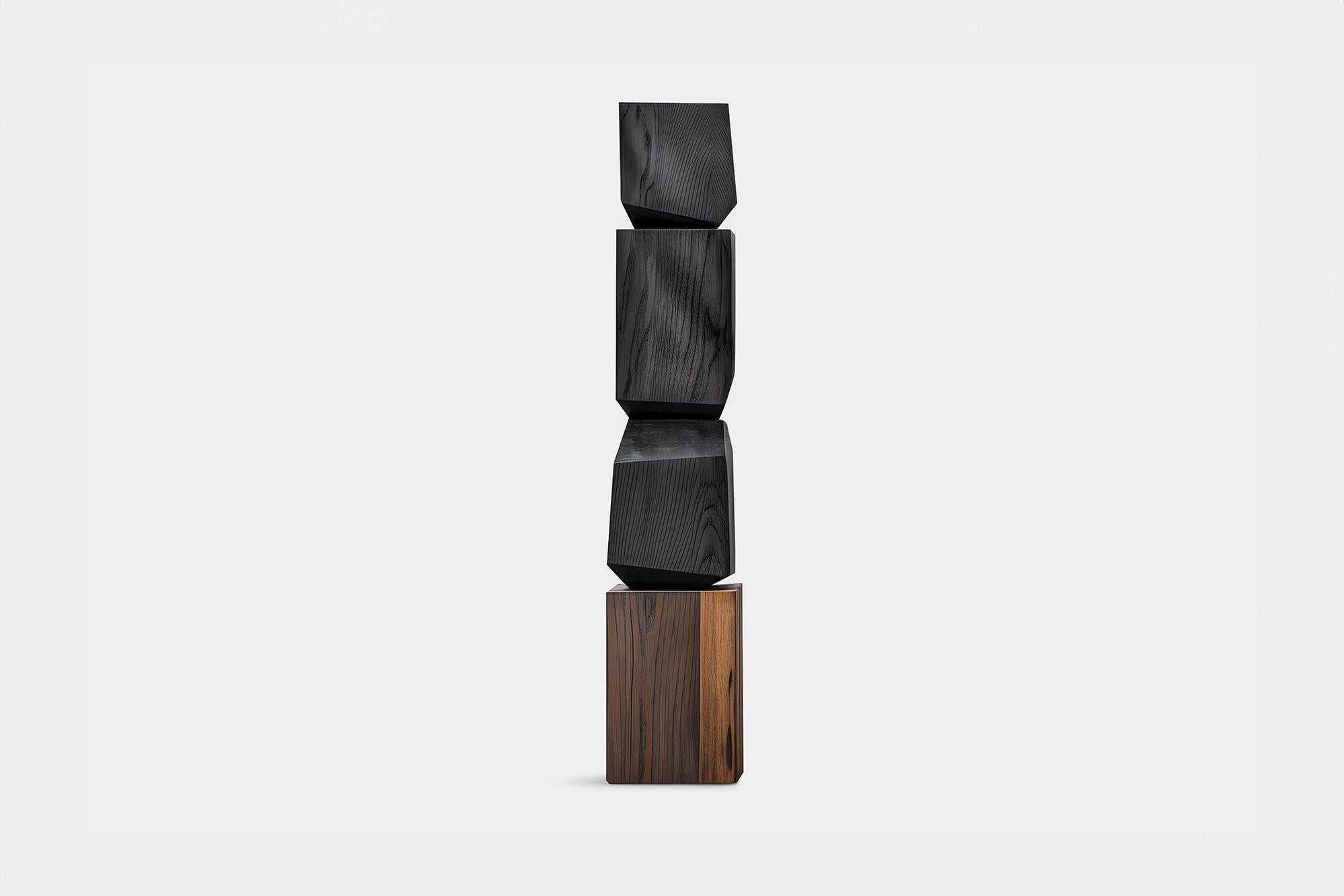 Joel Escalona Designs Unseen Force No45 Figurative Wooden Art


———
This monolithic sculpture, designed by the talented Artist Joel Escalona, is a towering example of beauty in craftsmanship. Hand and digital machine made; the standing sculpture