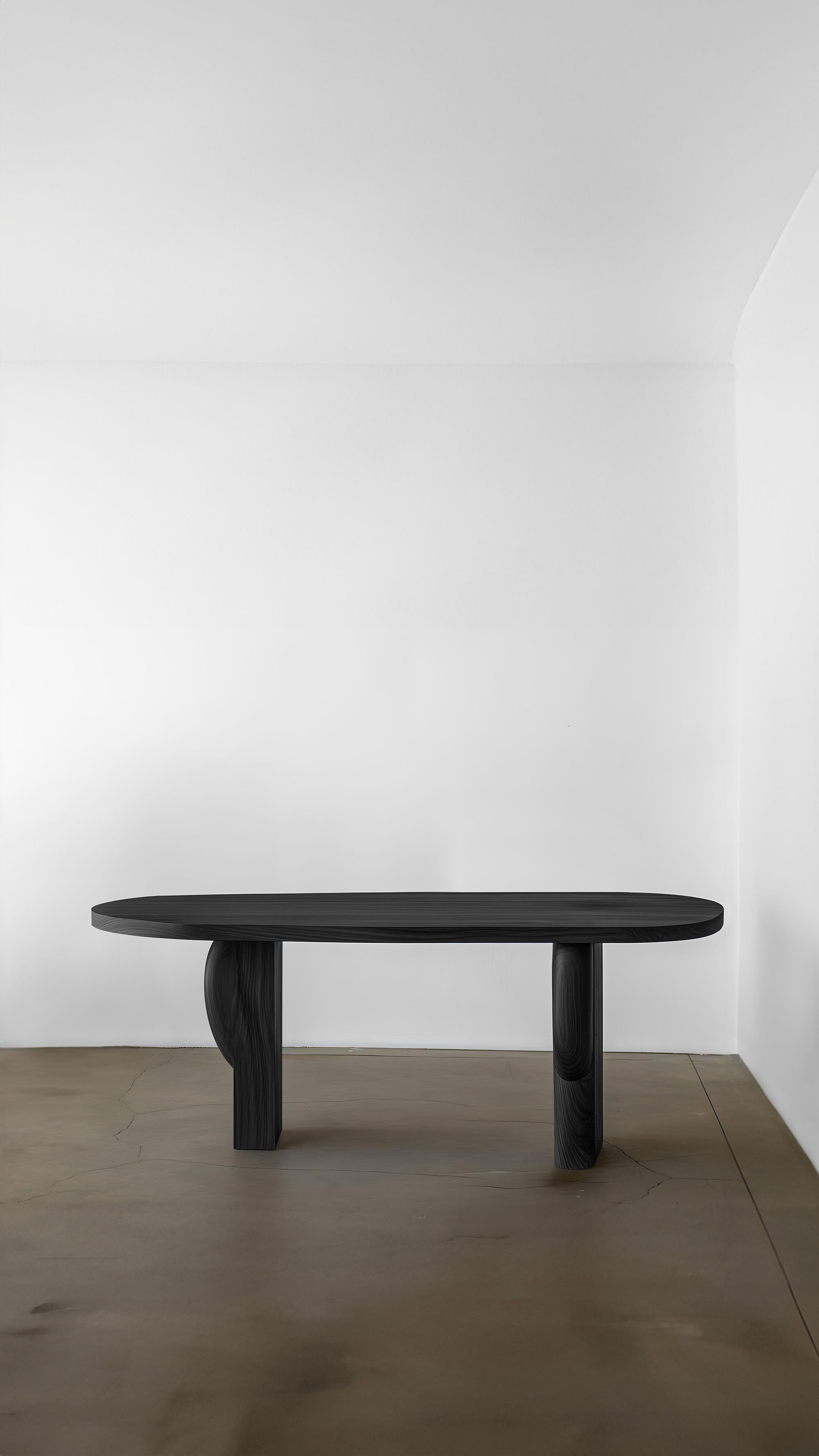 Contemporary Joel Escalona Desk 22 Urban Chic, Space-Saving, Solid Wood For Sale