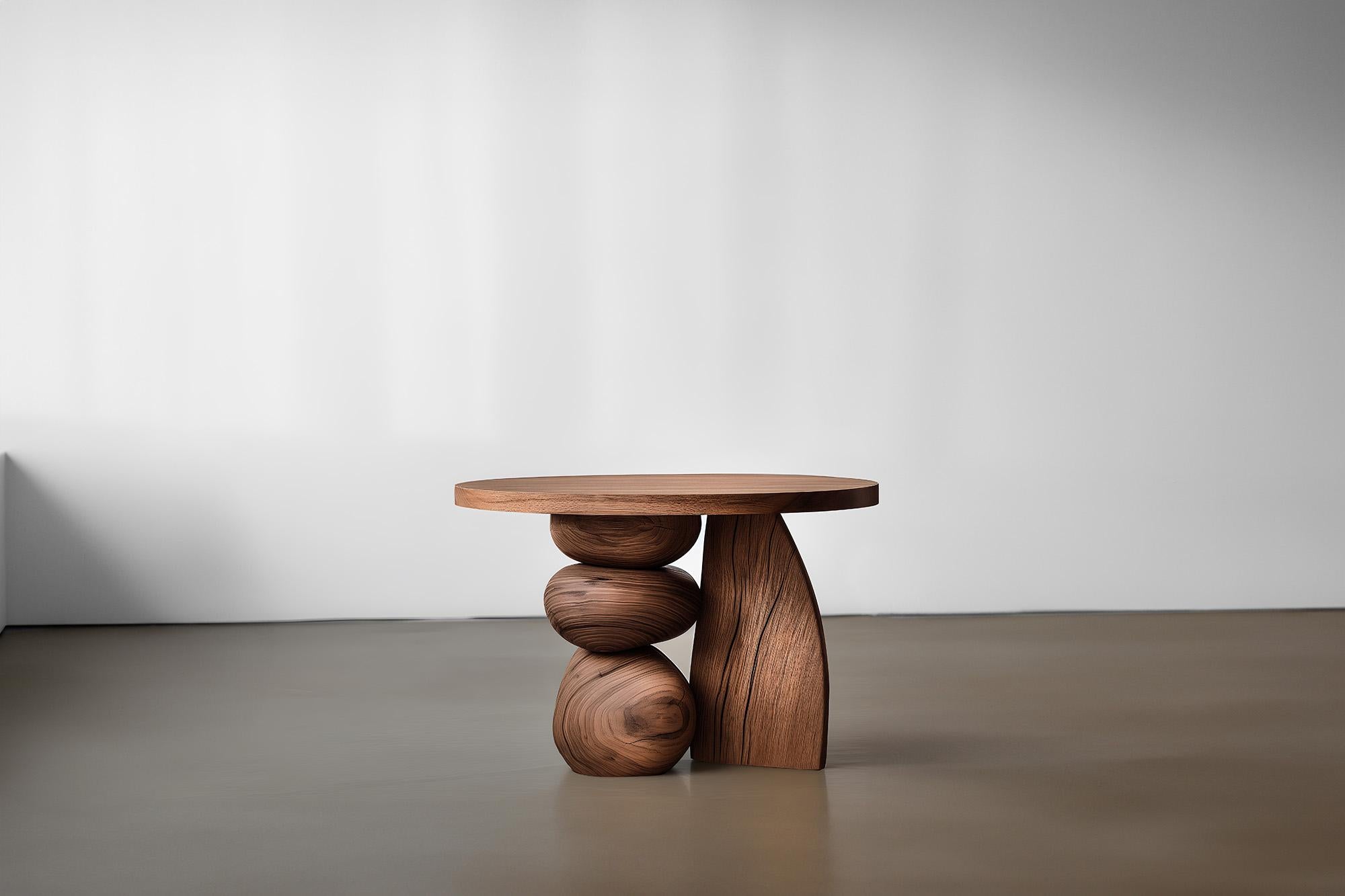 Joel Escalona Elefante Side Table 14, Hefty and Artistic
—————————————————————
The base product is made of solid red oak wood, available in natural or black tinted finishes. Other wood options are also available, which may affect the final
