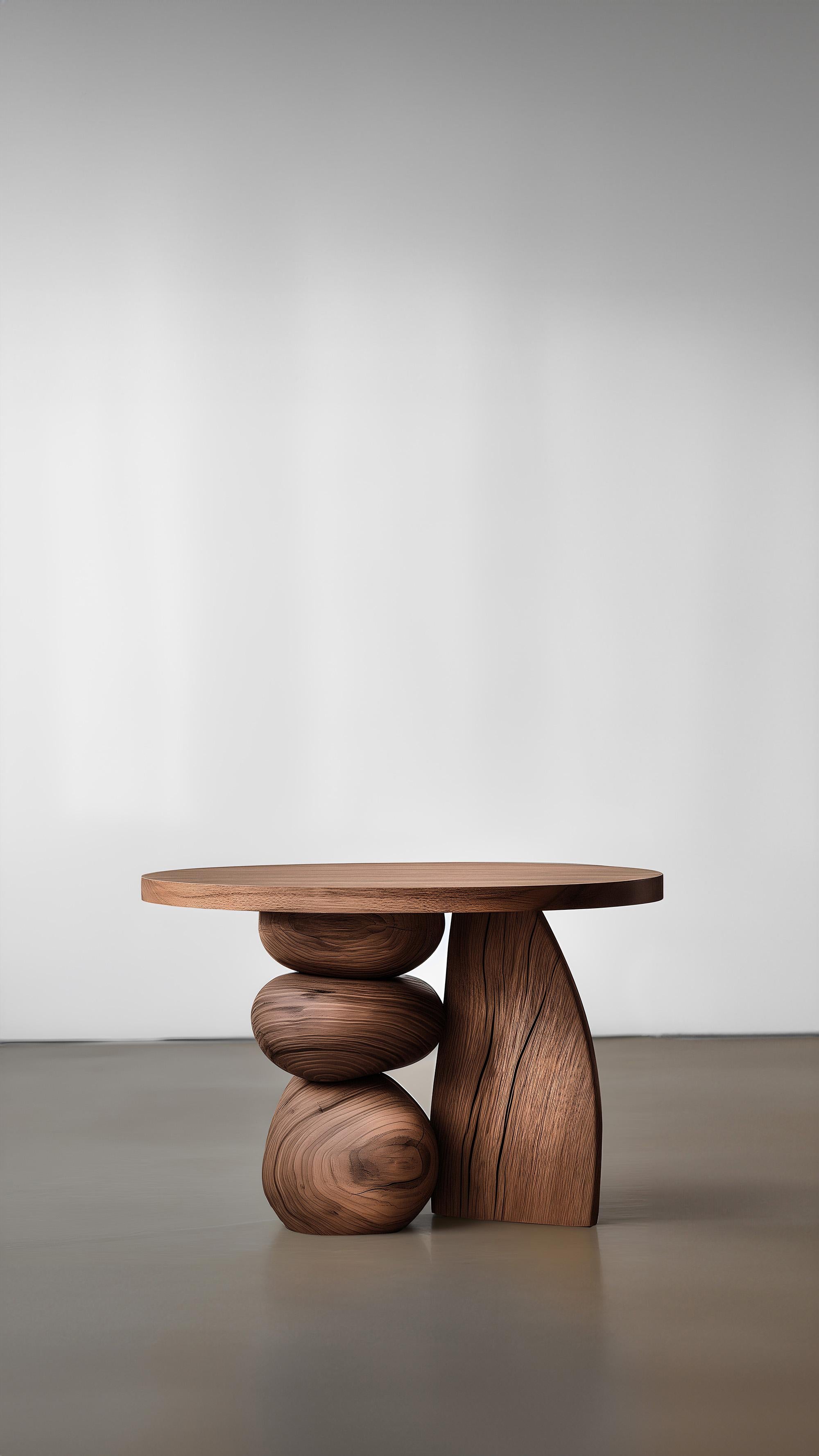 Mexican Joel Escalona Elefante Side Table 14, Hefty and Artistic For Sale