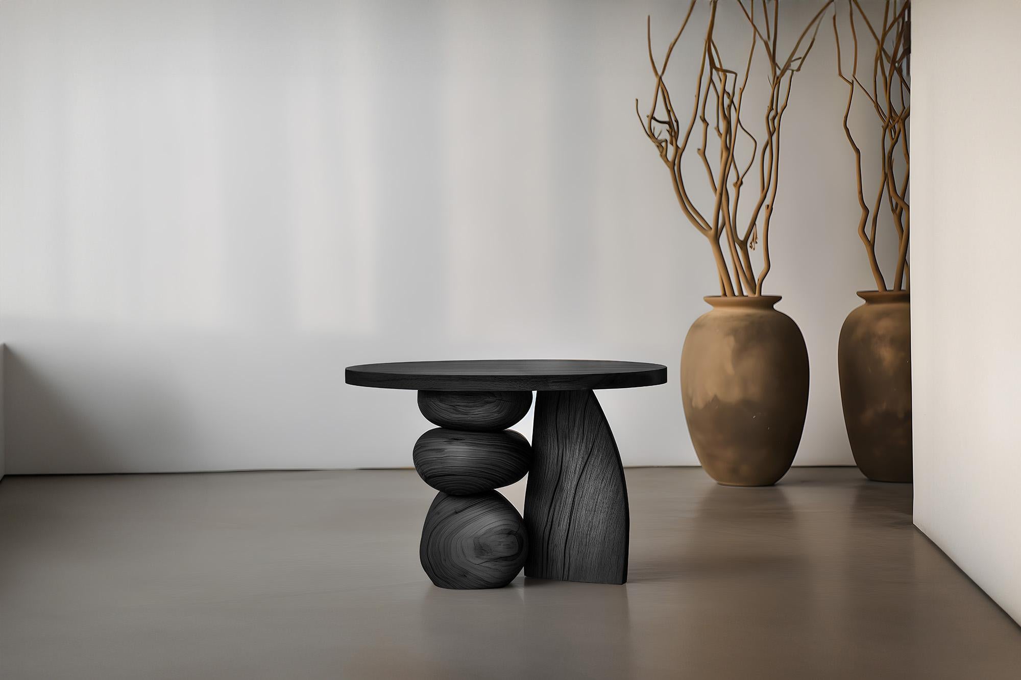 Contemporary Joel Escalona Elefante Side Table 14, Hefty and Artistic For Sale