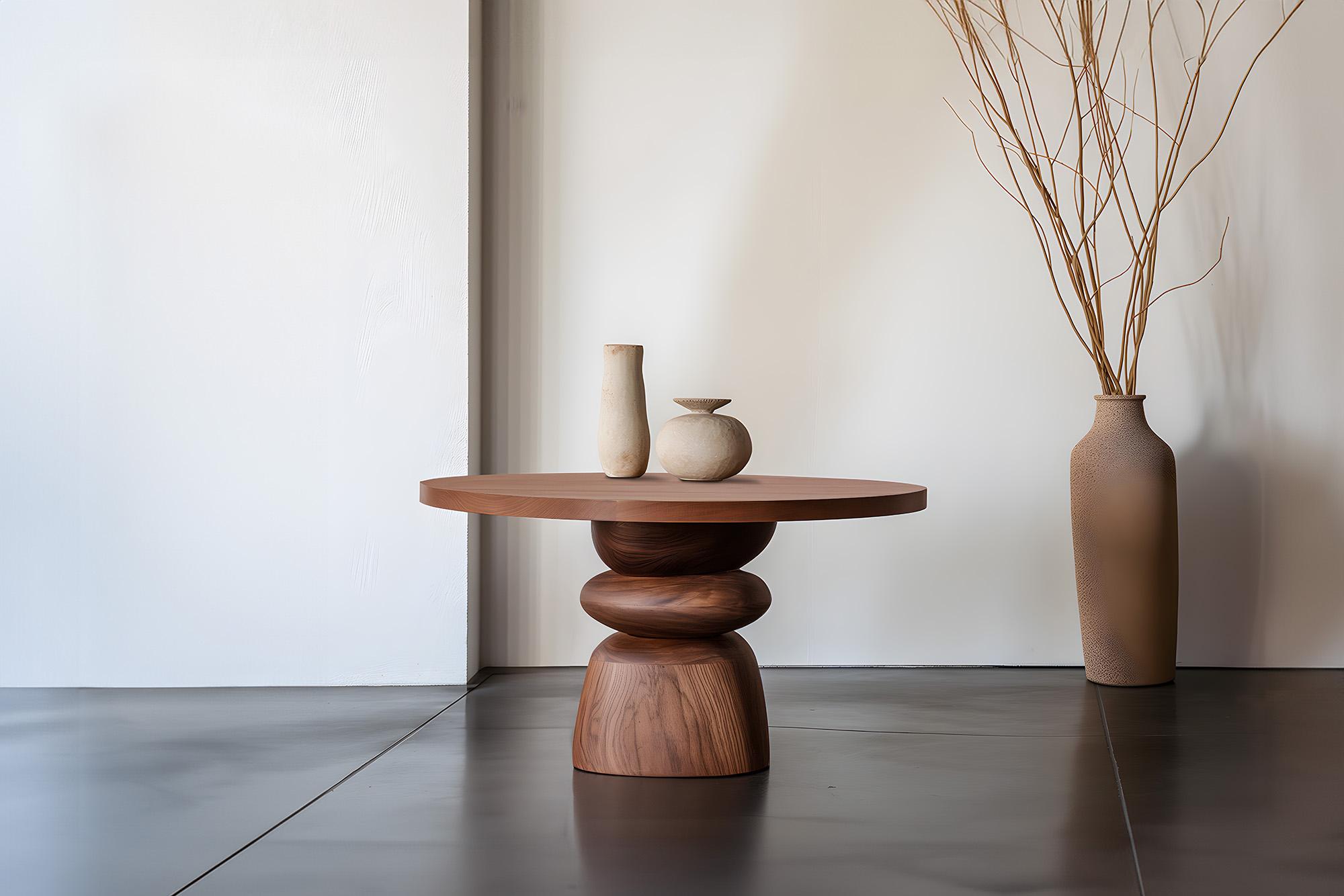 Joel Escalona Elefante Beistelltisch 6, gewichtiges Design, elegante Rundungen (Brutalismus) im Angebot