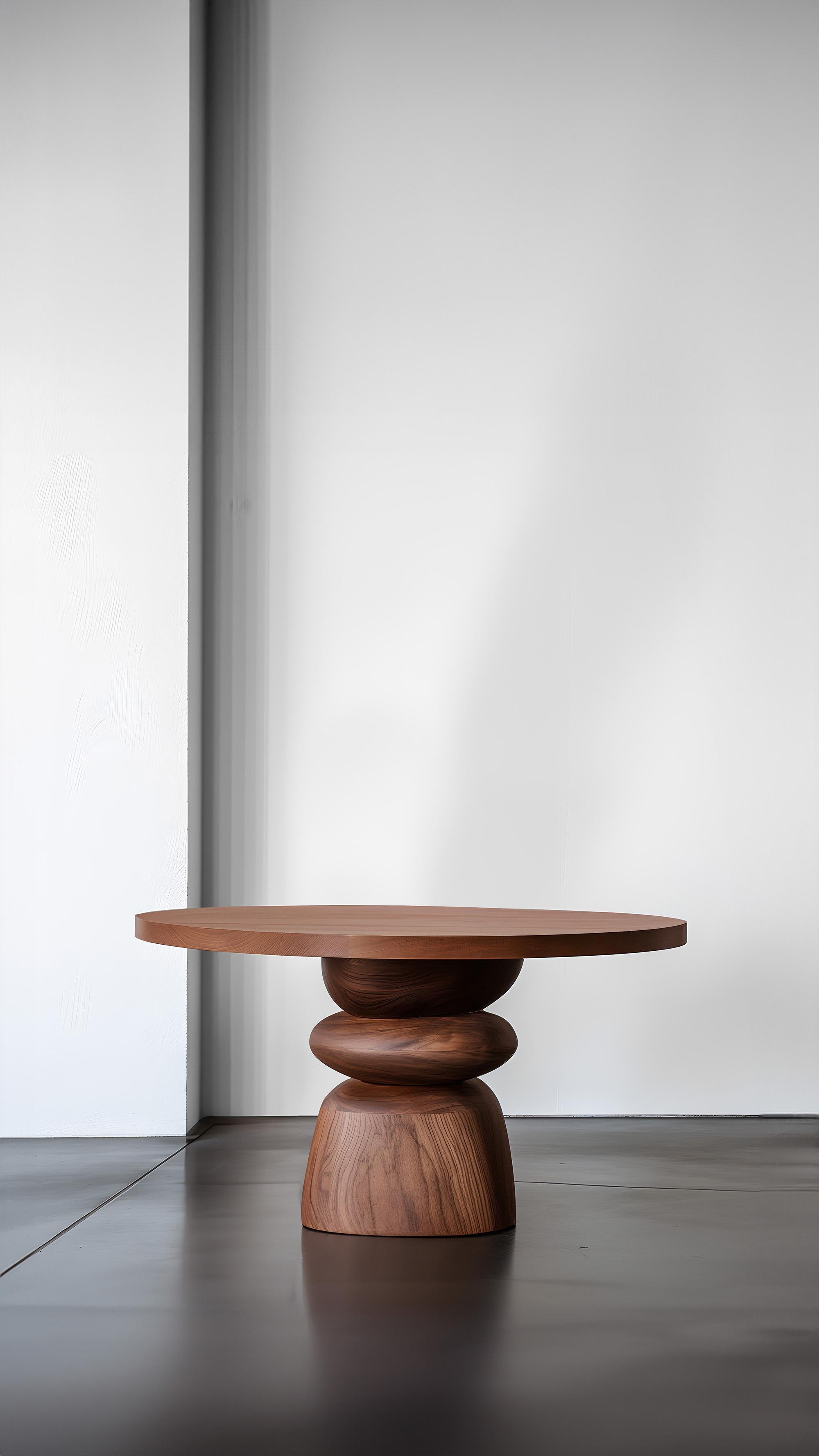 Joel Escalona Elefante Beistelltisch 6, gewichtiges Design, elegante Rundungen (Mexikanisch) im Angebot