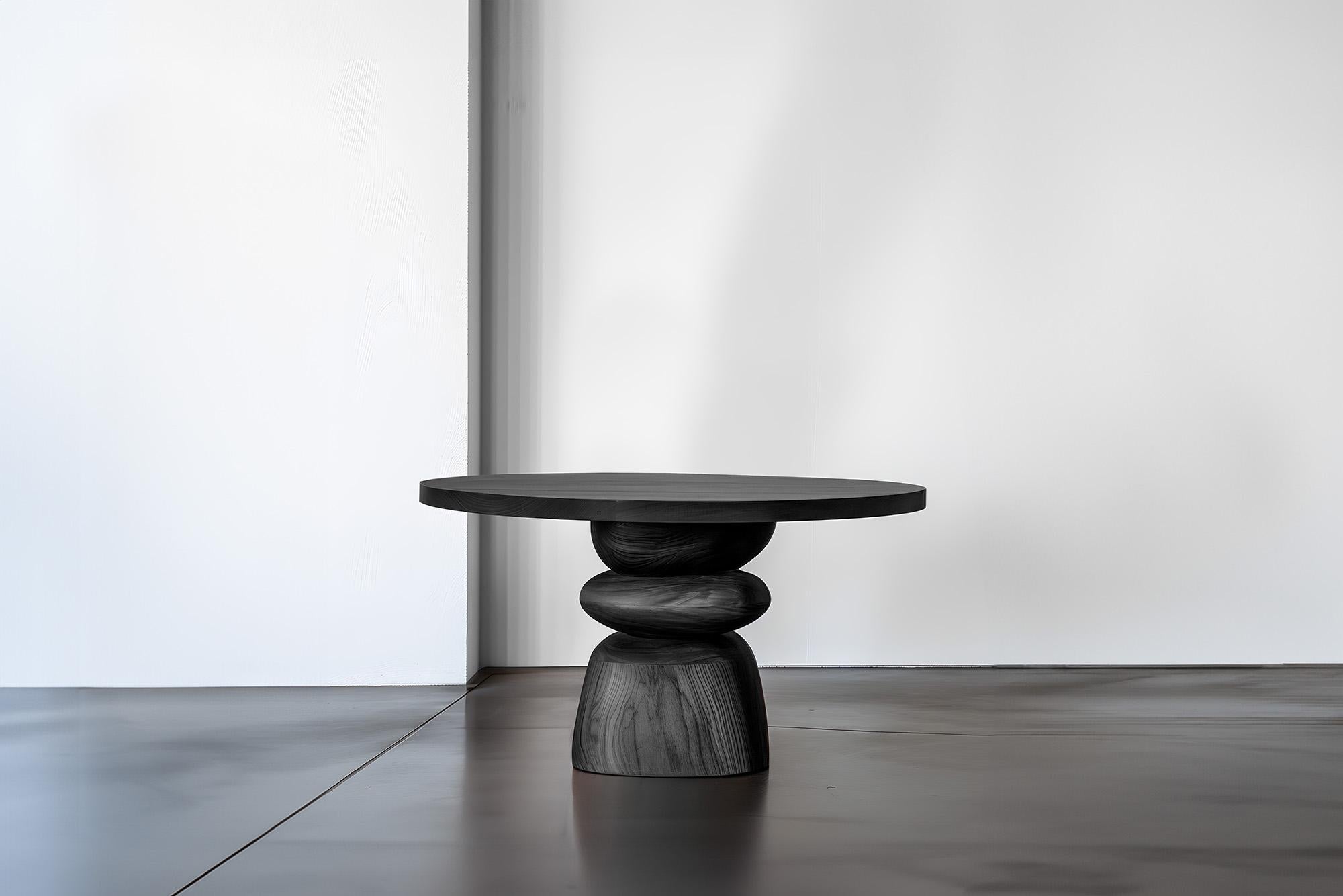 Joel Escalona Elefante Beistelltisch 6, gewichtiges Design, elegante Rundungen im Zustand „Neu“ im Angebot in Ciudad de México, CDMX