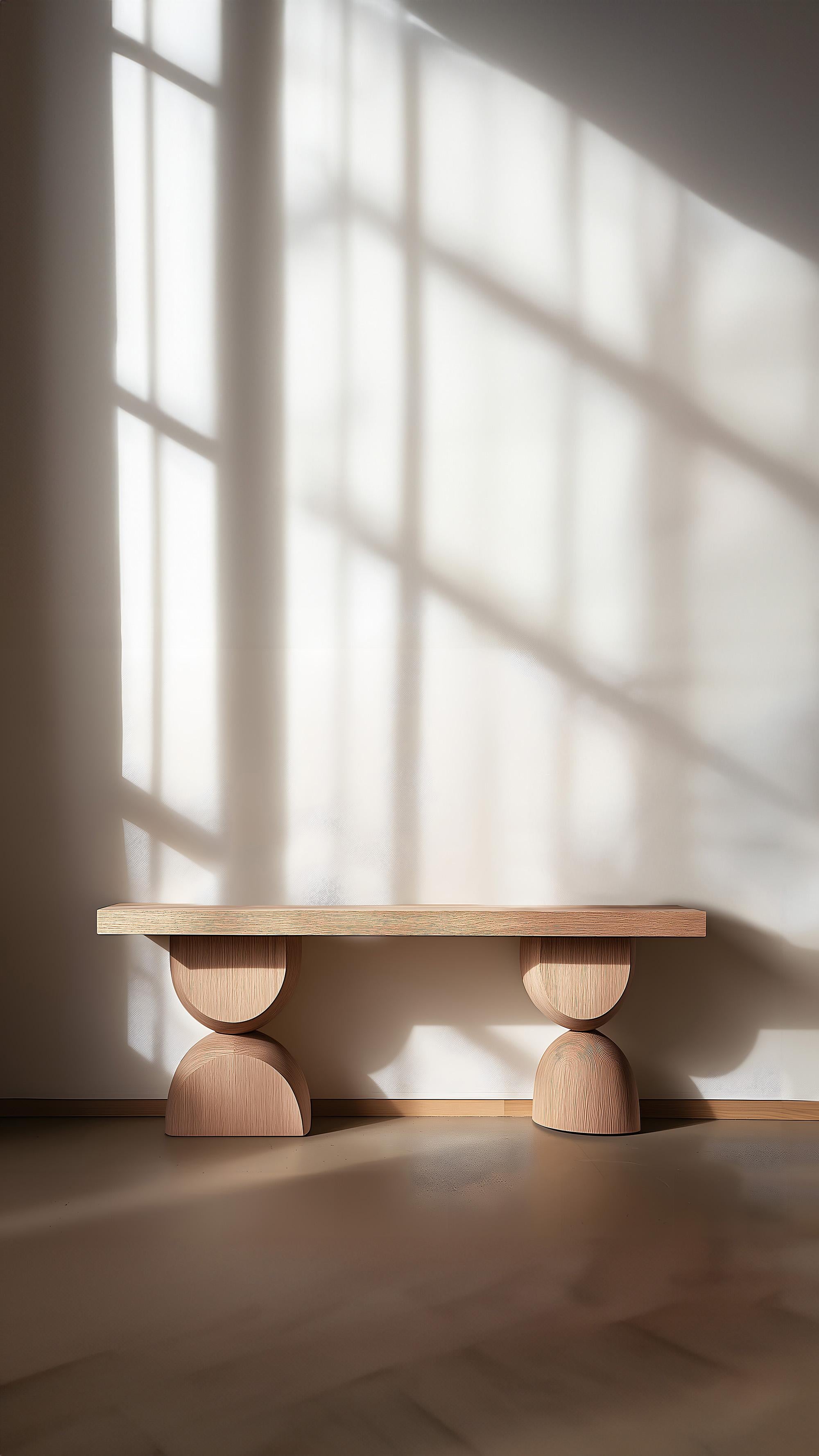 Mexican Joel Escalona Elefante Sideboard 42, Solid Wood, Soft Lines For Sale