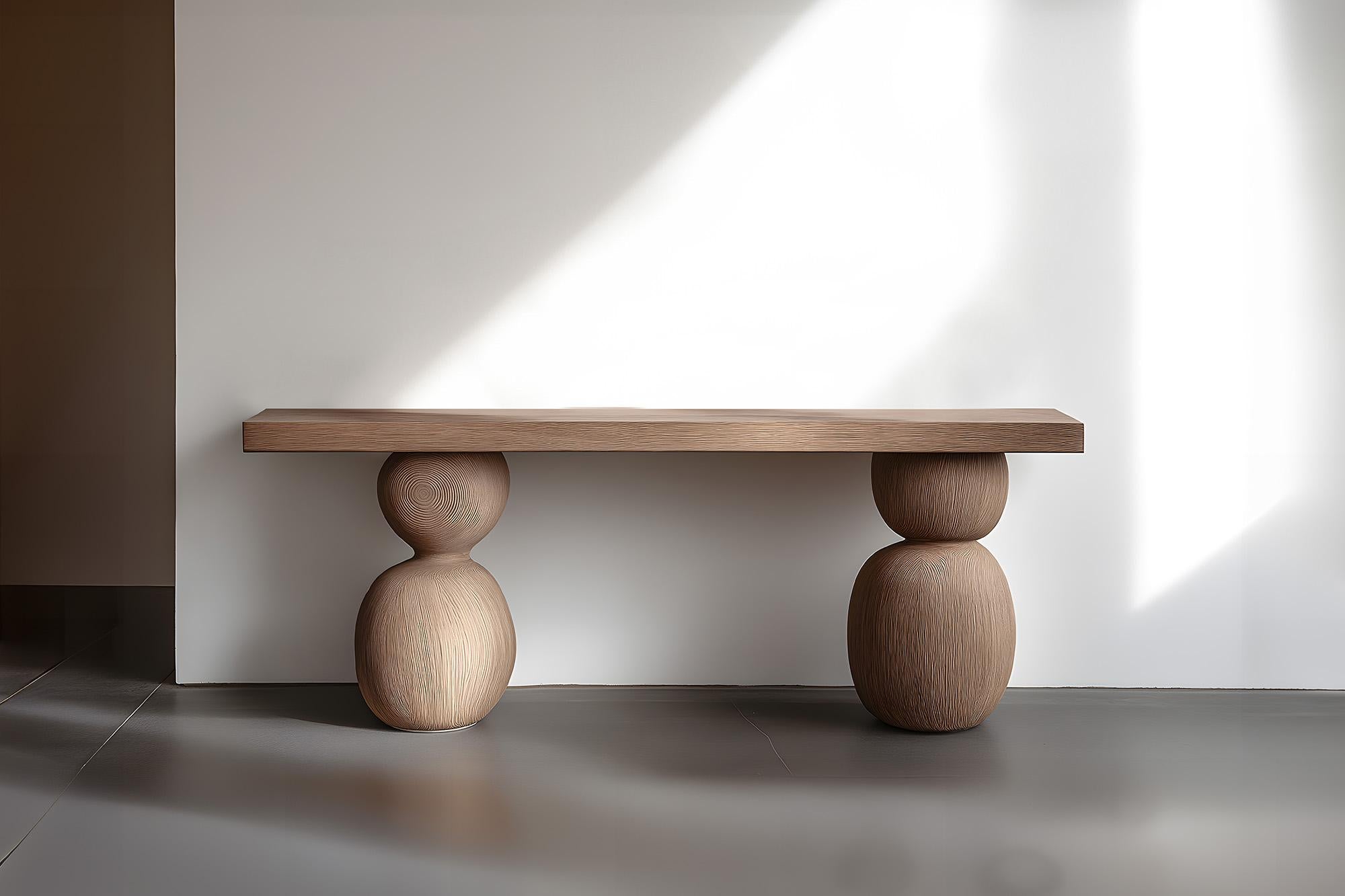 Brutalismo Joel Escalona Elefante Sideboard 58, Solid Wood, Stylish Form in vendita