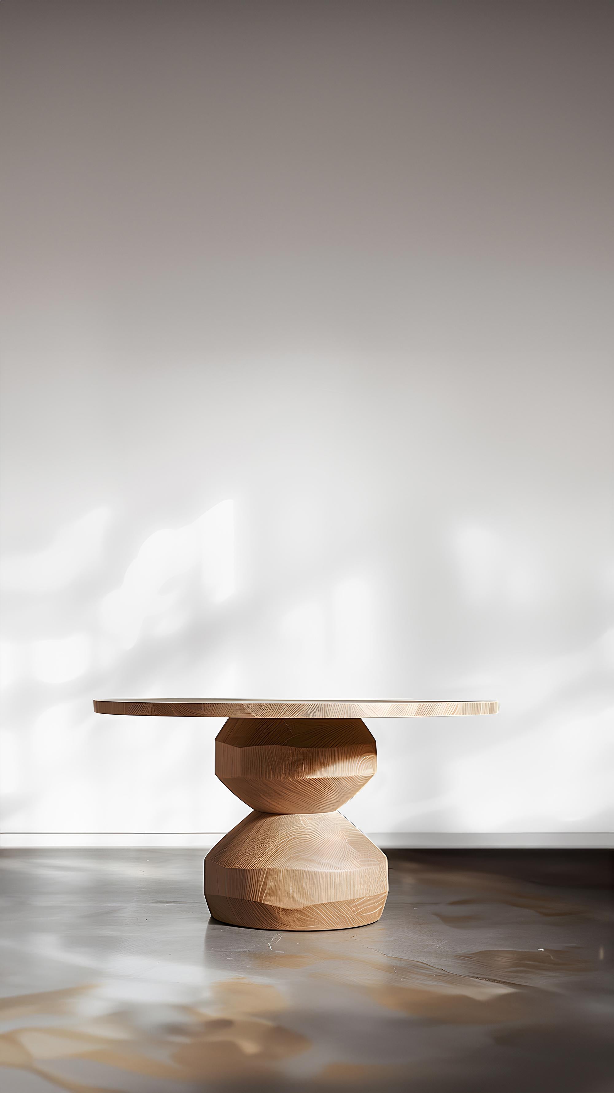 Modern Joel Escalona's Design No07, Socle Card and Tea Tables in Wood For Sale