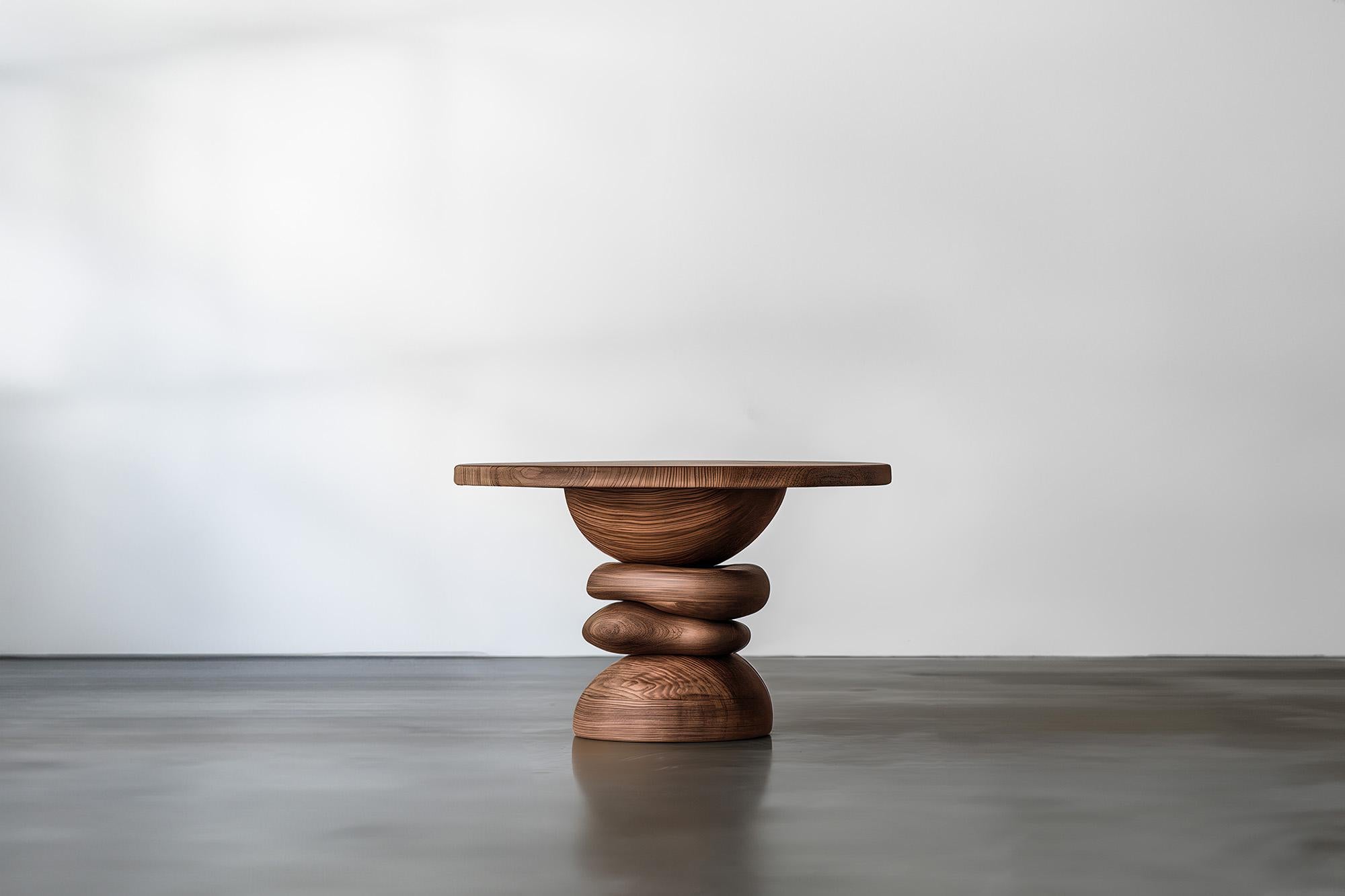 Joel Escalona's Elefante Side Table 12, Rounded Silhouette, Decorative Craft


—————————————————————
The base product is made of solid red oak wood, available in natural or black tinted finishes. Other wood options are also available, which may