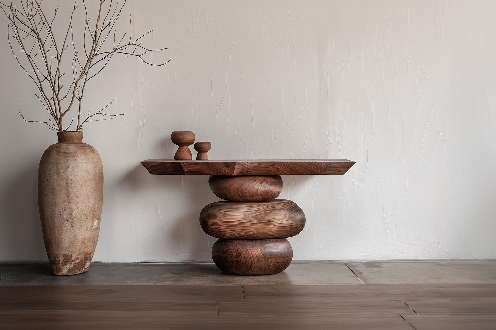 Contemporary Joel Escalona's Elefante Table 24, NONO Solid Wood, Unique Form For Sale