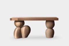 Joel Escalona's Elefante Table 44, Sturdy Solid Wood, Modern Edge