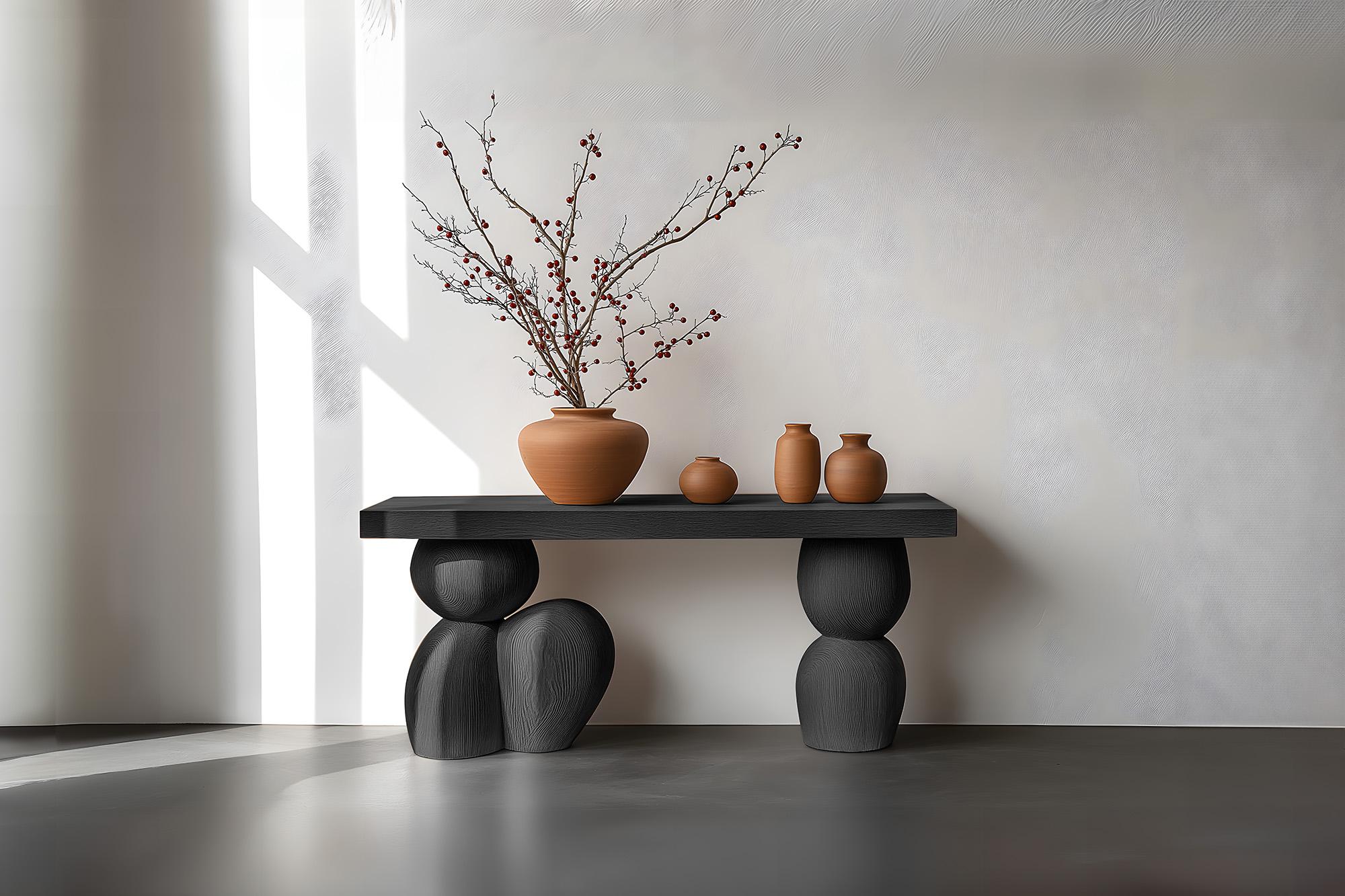 Joel Escalona's Elefante Table 44, Sturdy Solid Wood, Modern Edge In New Condition For Sale In Ciudad de México, CDMX