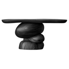 Table NONO Elegance de Joel Escalona 40, sphères en Wood, lignes élégantes