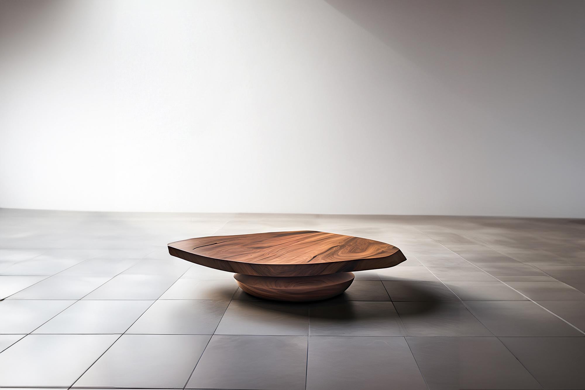Sculptural Coffee Table Made of Solid Wood, Center Table Solace S50   by Joel Escalona


The Solace table series, designed by Joel Escalona, is a furniture collection that exudes balance and presence, thanks to its sensuous, dense, and irregular