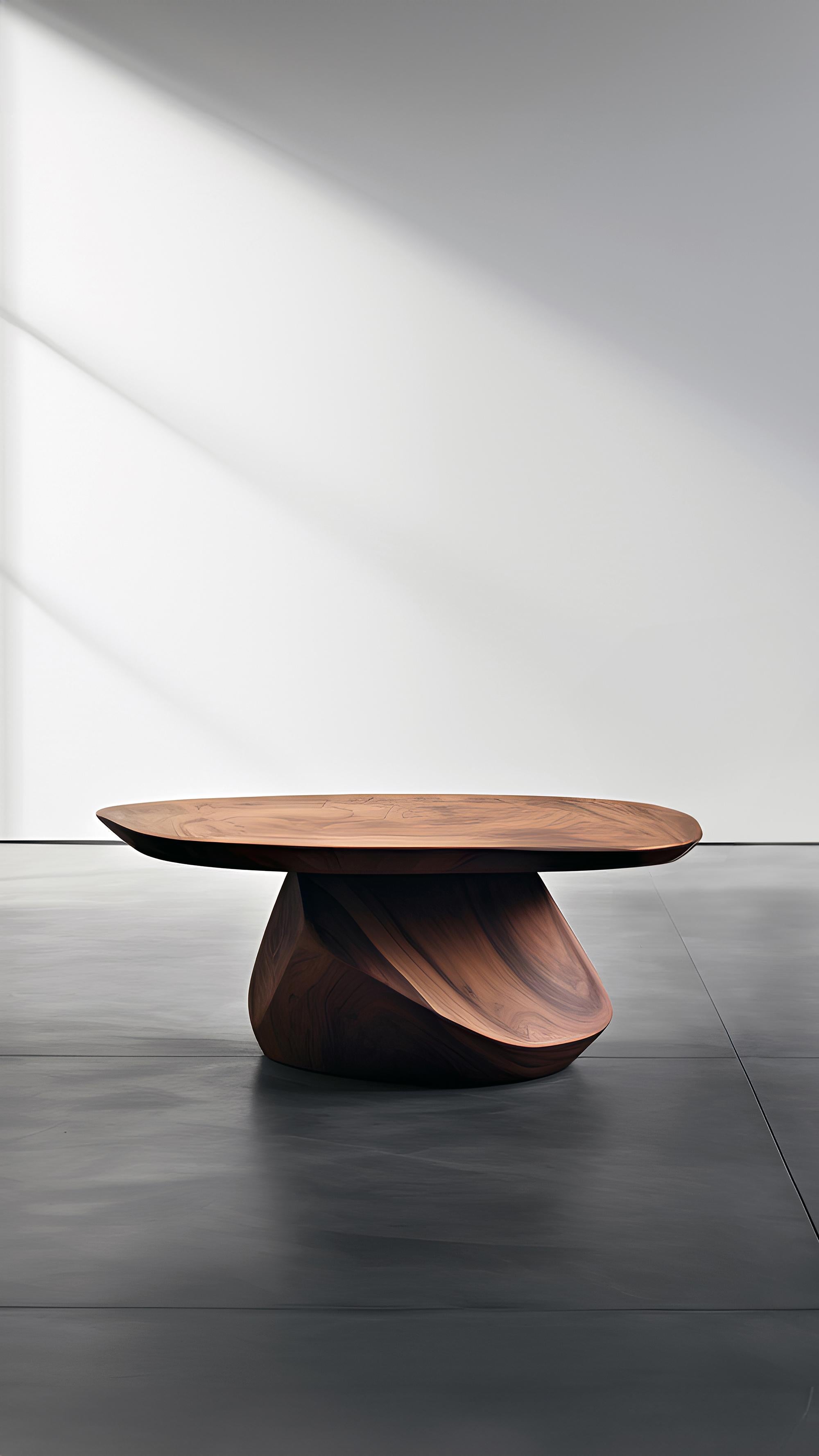 Contemporary Joel Escalona's Solace 38: Timeless Solid Wood, Round Design For Sale