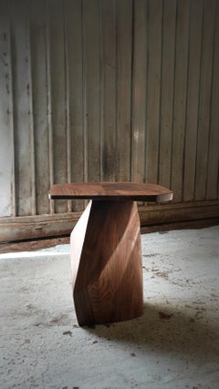 Joel Escalona's Solace 4: Solid Wood Side Table with Iregular Top