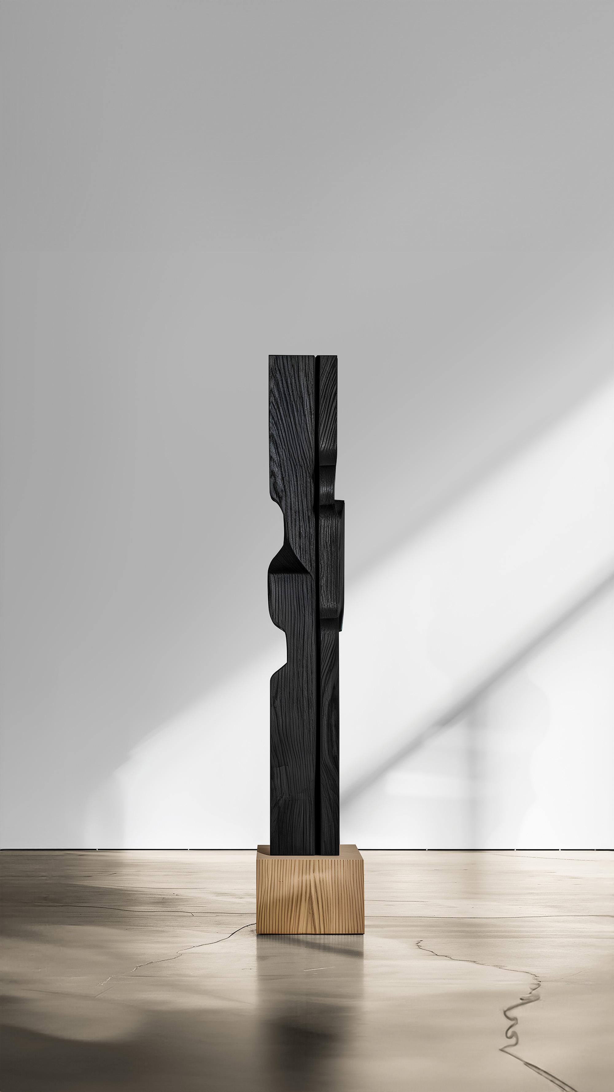 La force invisible de Joel Escalona n°49 : sculpture en bois massif, table d'art Neuf - En vente à Ciudad de México, CDMX