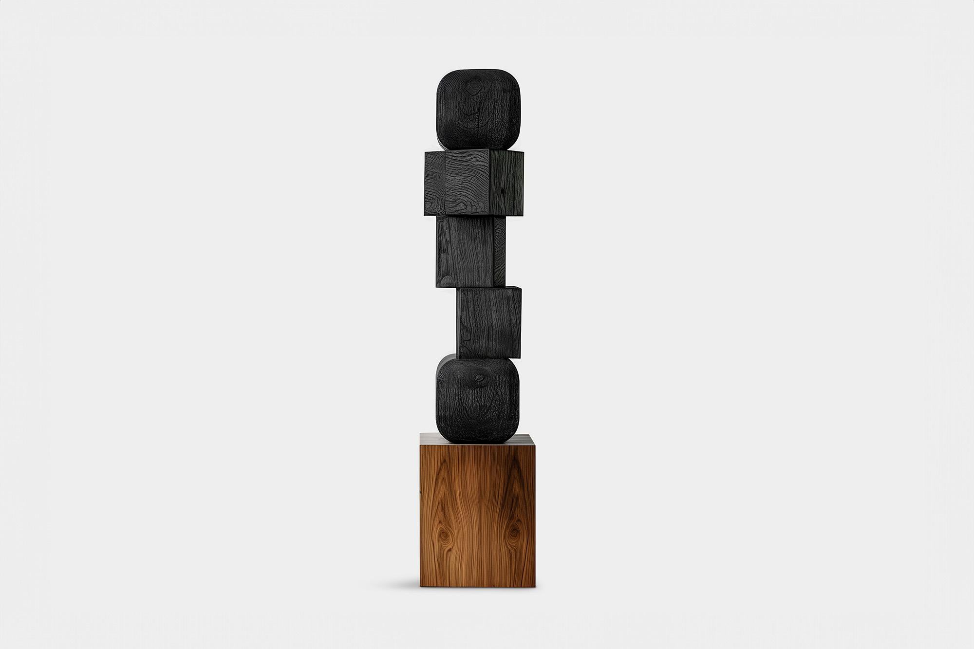 La fuerza invisible de Joel Escalona nº 51: Mesa de madera maciza con acento escultórico
---
Esta escultura monolítica, diseñada por el talentoso artista Joel Escalona, es un imponente ejemplo de belleza artesanal. Hecha a mano y con máquina