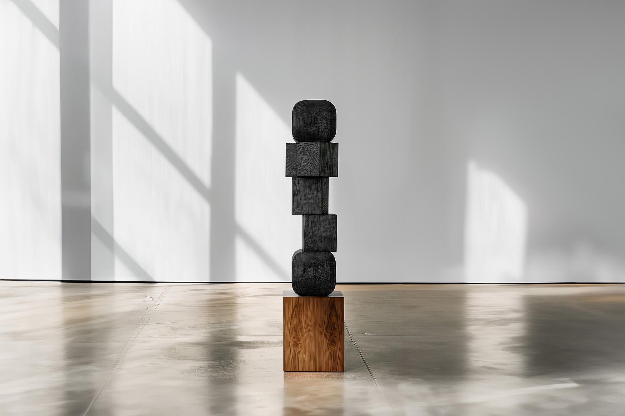 La fuerza invisible de Joel Escalona nº 51: Mesa de madera maciza con acento escultórico Moderno de mediados de siglo en venta