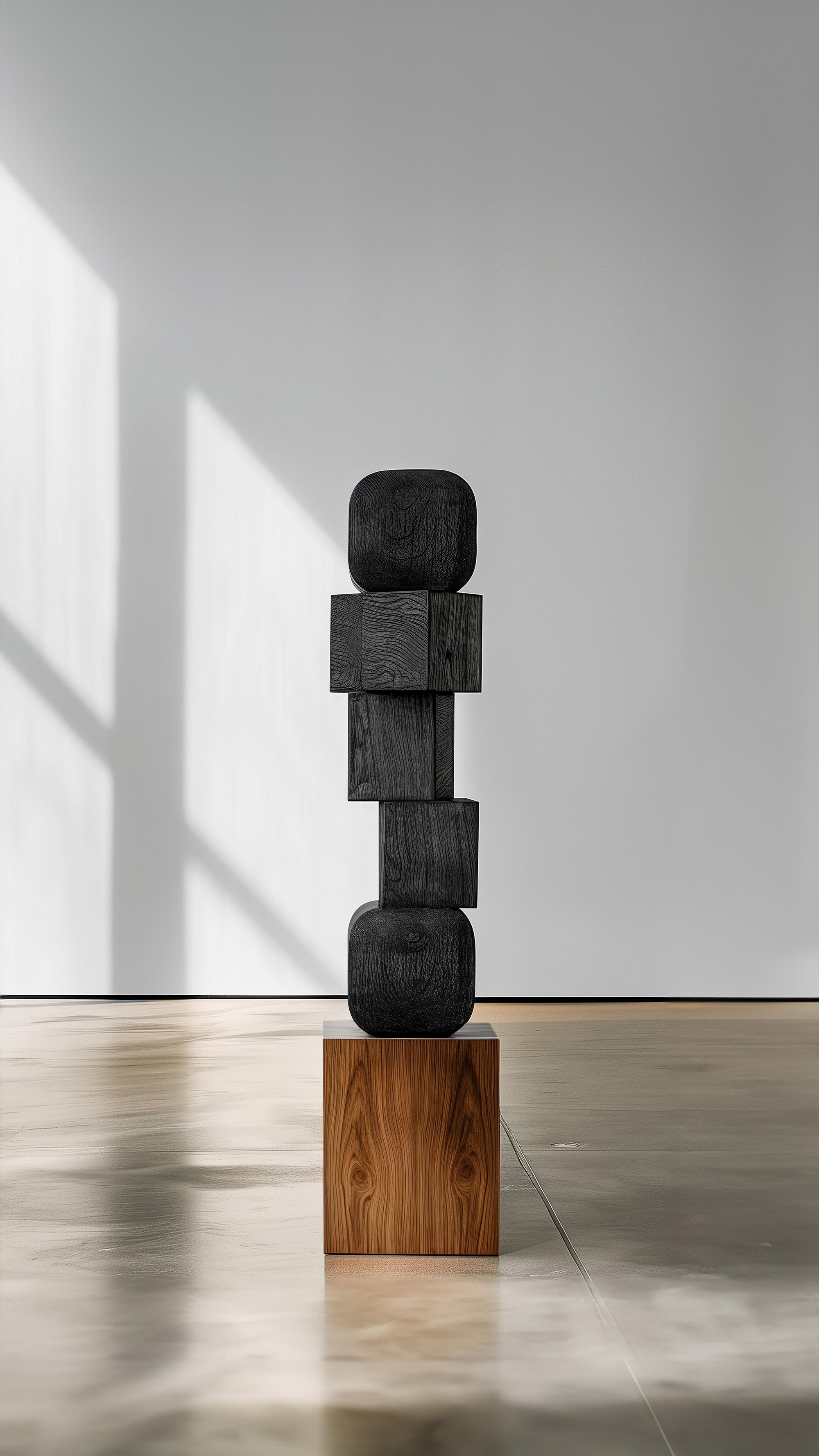 La fuerza invisible de Joel Escalona nº 51: Mesa de madera maciza con acento escultórico Mexicano en venta