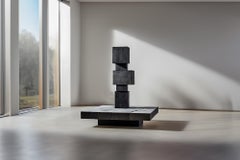 Joel Escalona's Unseen Force #59: Coffee Table Sculpture, Solid Oak