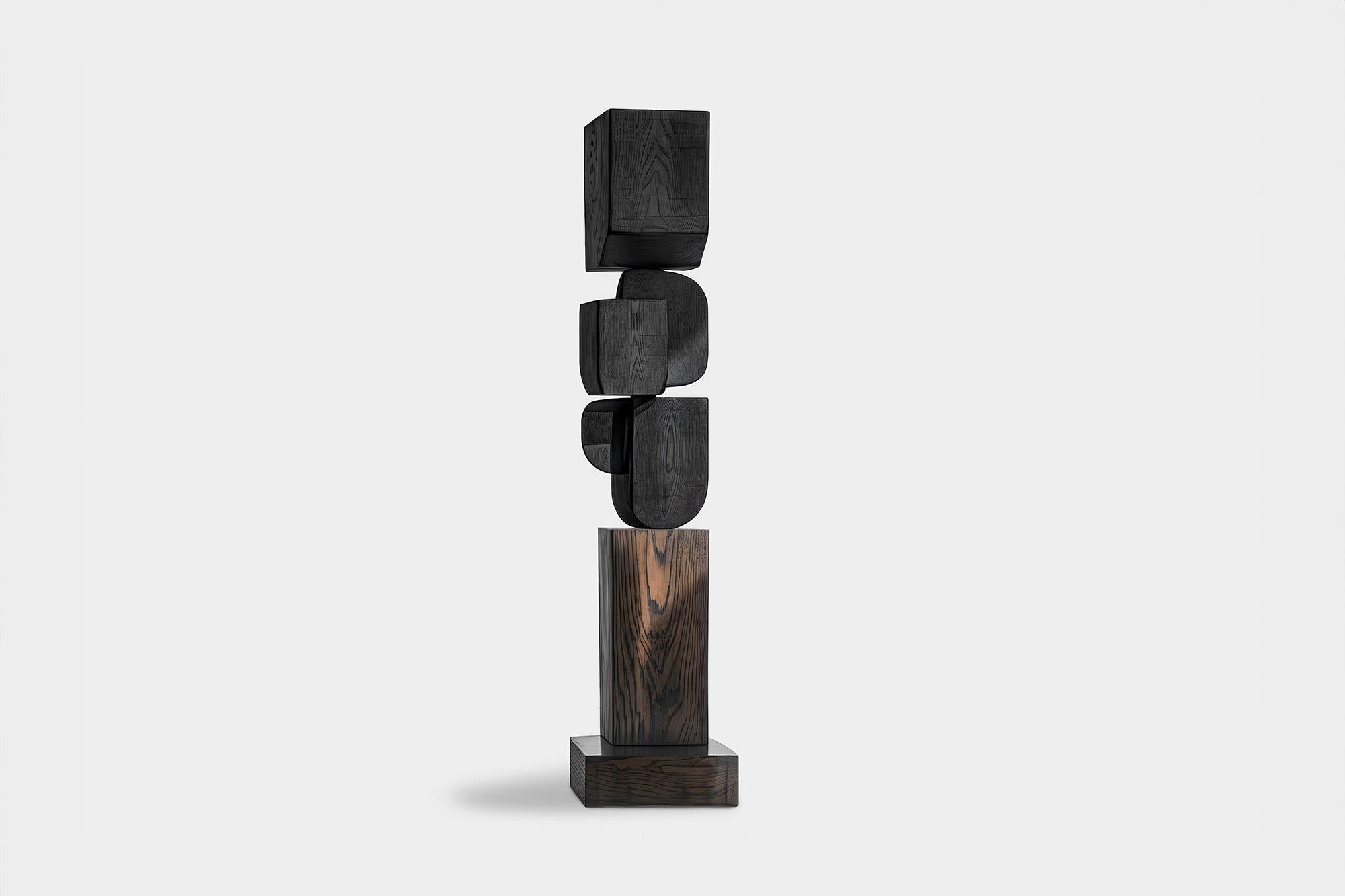 Joel Escalona's Unseen Force #59: Coffee Table Sculpture, Solid Oak
———
This monolithic sculpture, designed by the talented Artist Joel Escalona, is a towering example of beauty in craftsmanship. Hand and digital machine made; the standing sculpture
