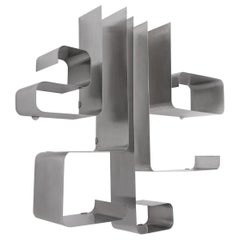 Bibliothèque sculpturale "Zig Zag" de Joel Ferlande pour Kappa, 1971