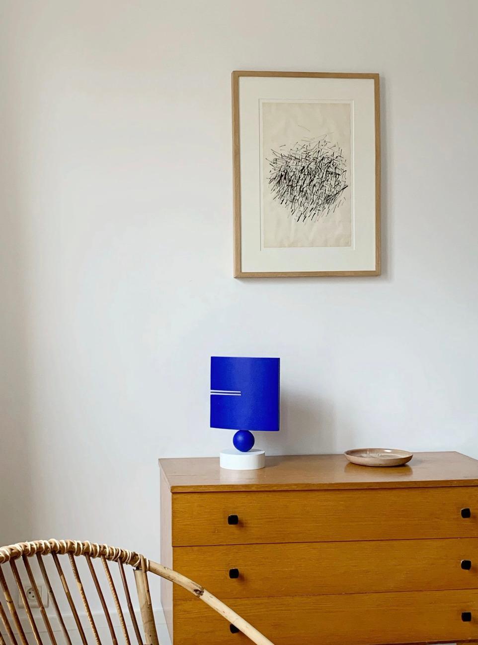 Joel Froment, S, quadrato blu, 2007, acrilico su materiale composito in vendita 2