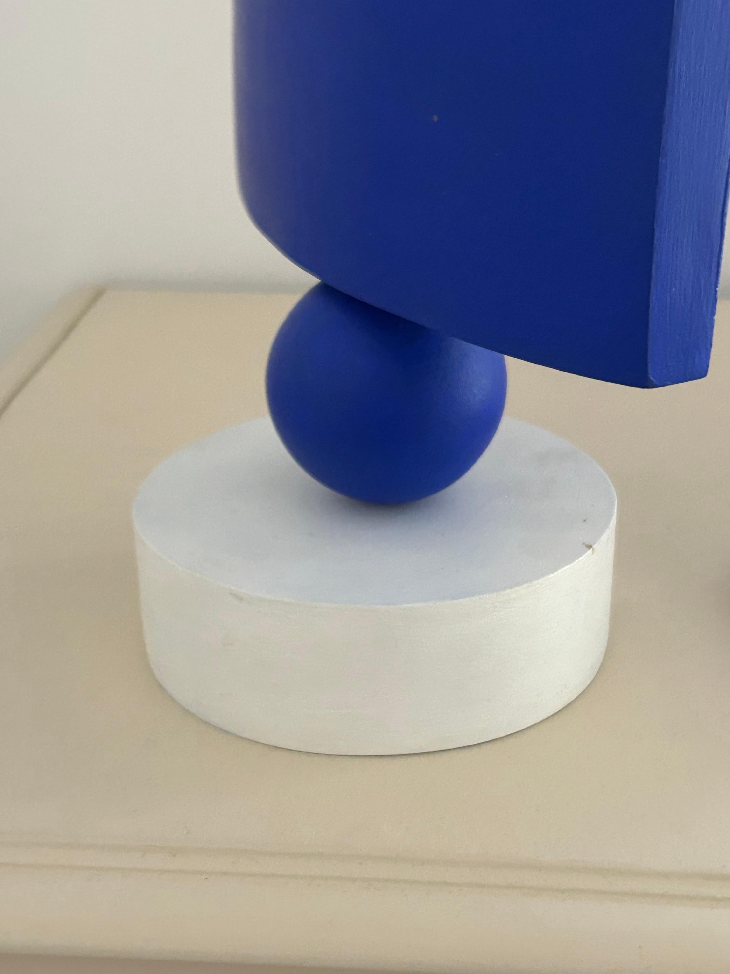 Joel Froment, S, quadrato blu, 2007, acrilico su materiale composito in vendita 3