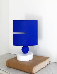 Joel Froment, S, carré bleu, 2007, acrylique sur matériau composite