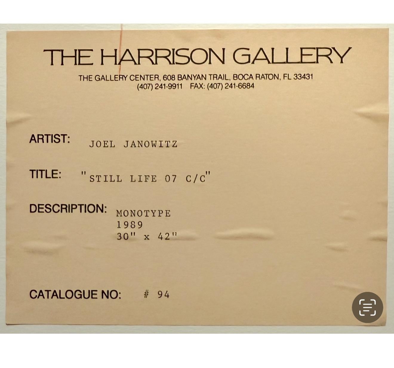 Großes modernes Joel Janowitz Bostoner Monotypie-Monogramm-Monogramm-Gemälde Piranesi-Serie im Angebot 5