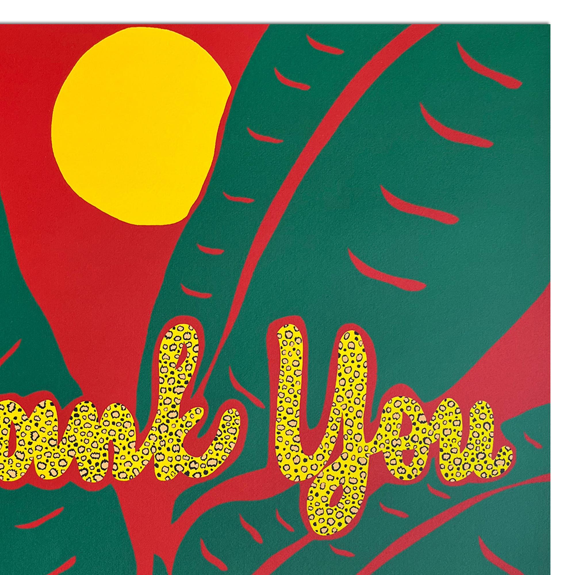 Joel Mesler, Grazie - Serigrafia a colori, Arte contemporanea, Stampa firmata 3