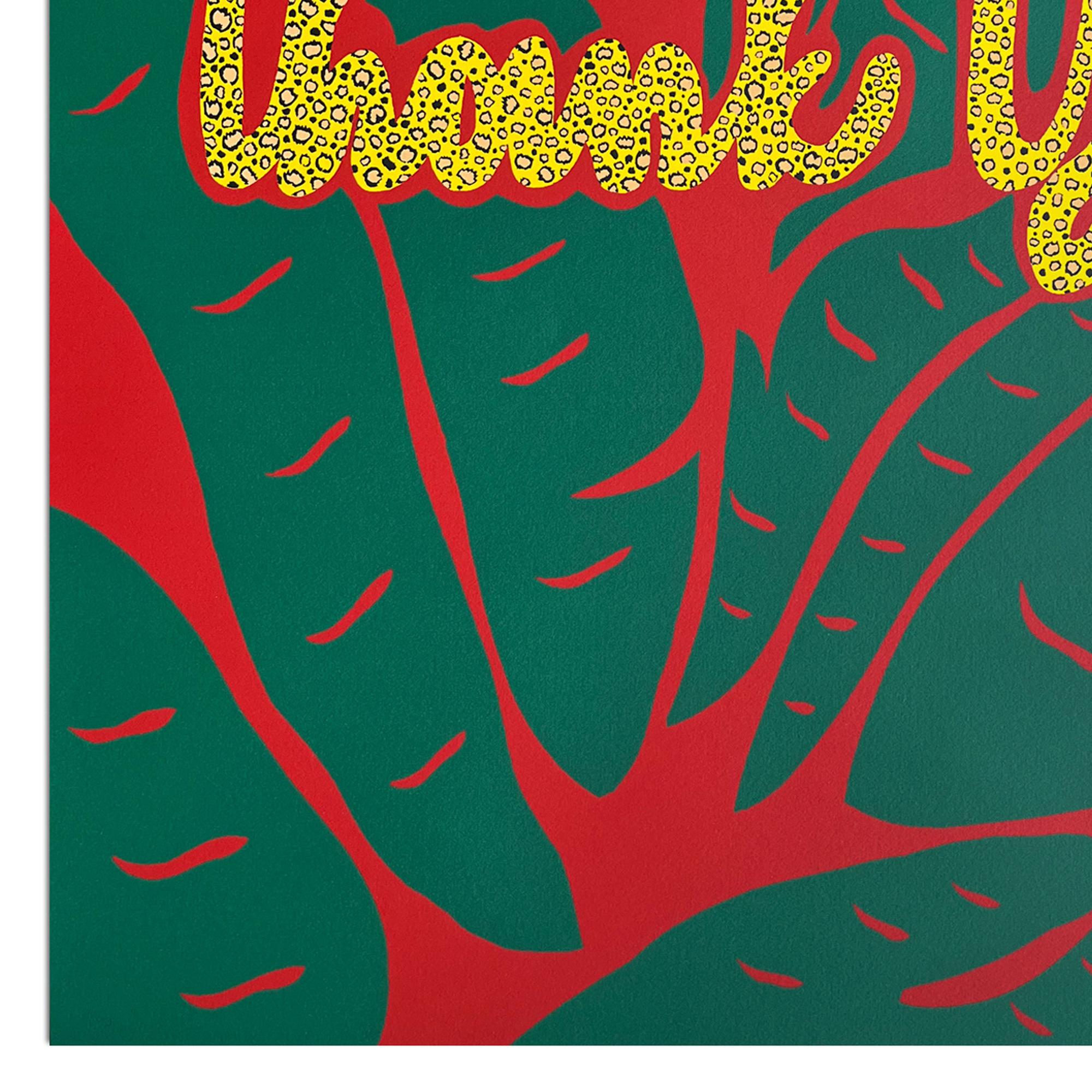 Joel Mesler, Grazie - Serigrafia a colori, Arte contemporanea, Stampa firmata 4