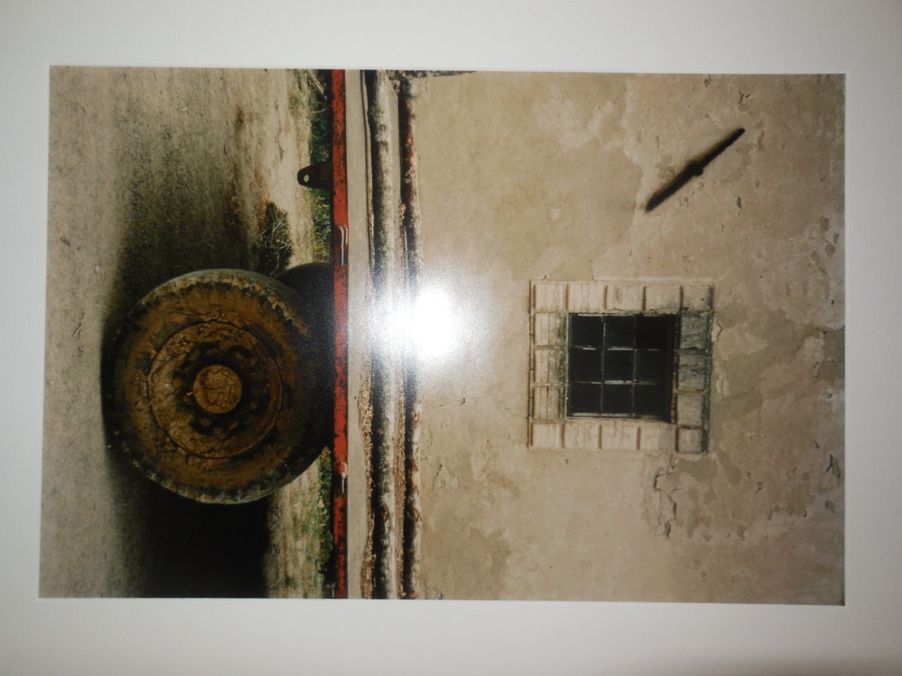 Tuscany, Window, 1996 Large Vintage Color Photograph C Print Signed For Sale 4