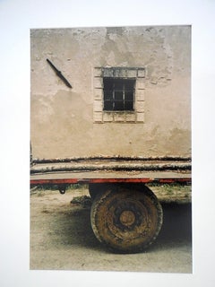 Tuscany, Window, 1996 Large Vintage Color Photograph C Print Signed