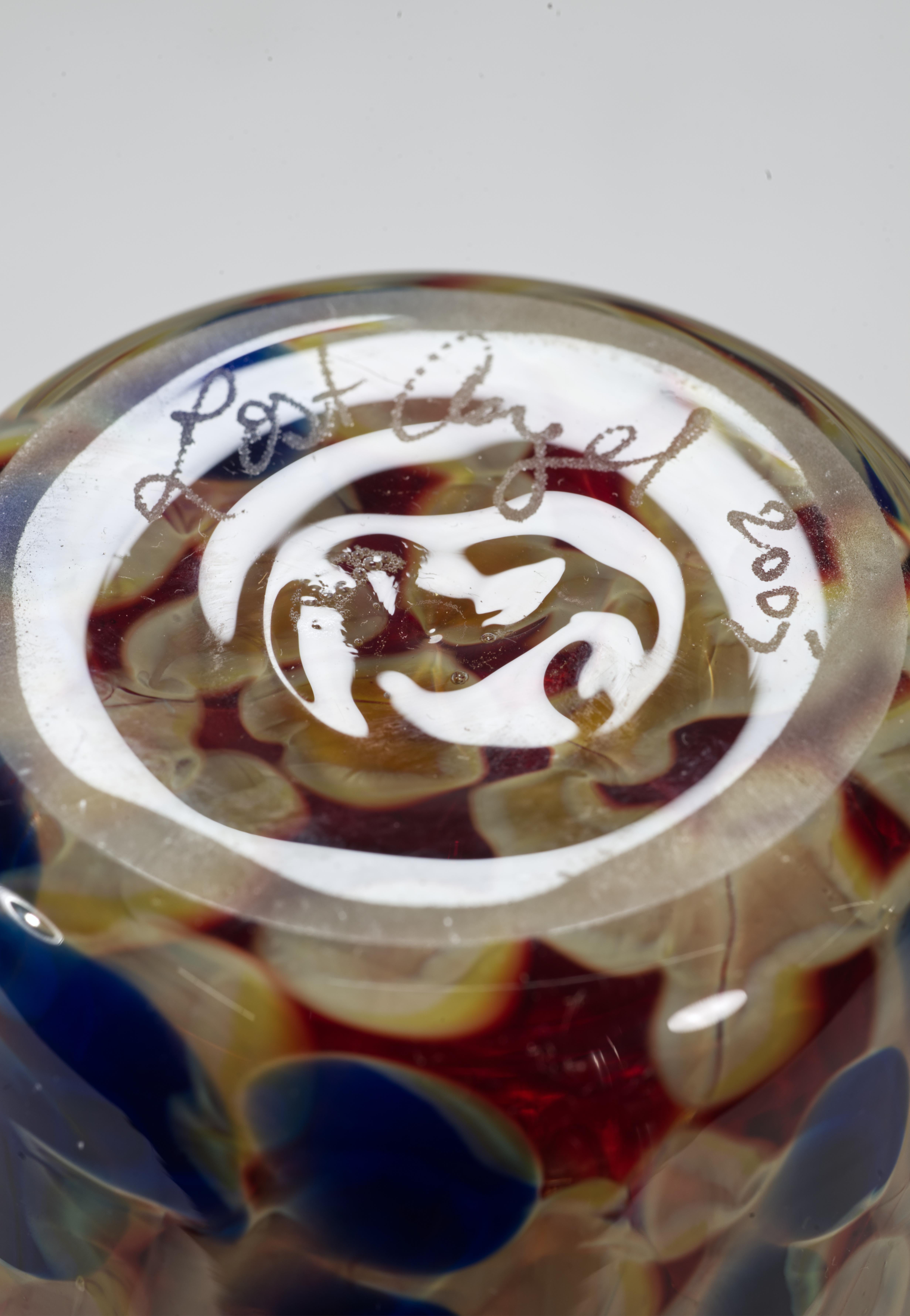 Joel O'Dorisio for Lost Angel Glass Bud Vase, American Studio Art Glass, 2005 For Sale 1