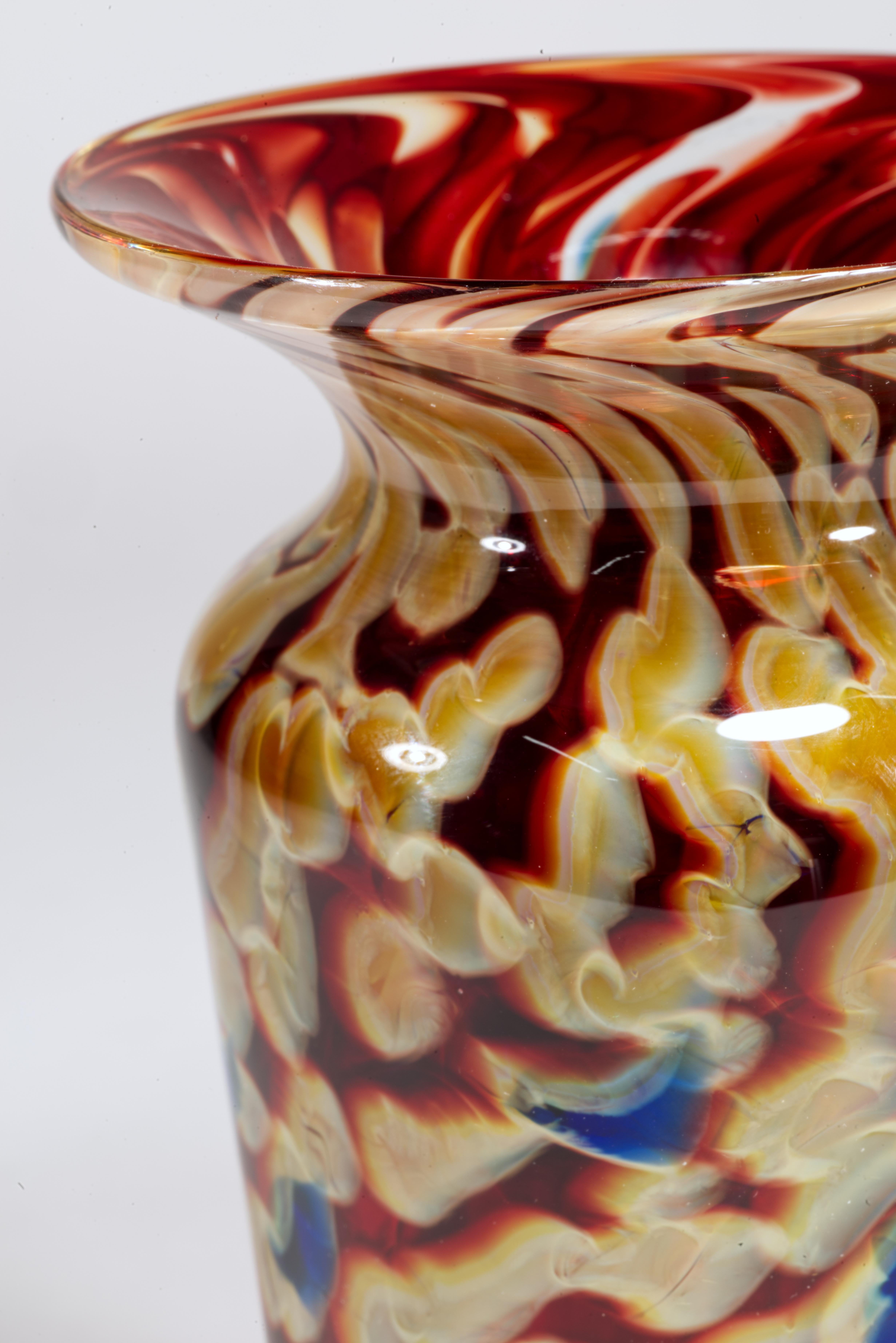 Joel O'Dorisio for Lost Angel Glass Bud Vase, American Studio Art Glass, 2005 For Sale 2