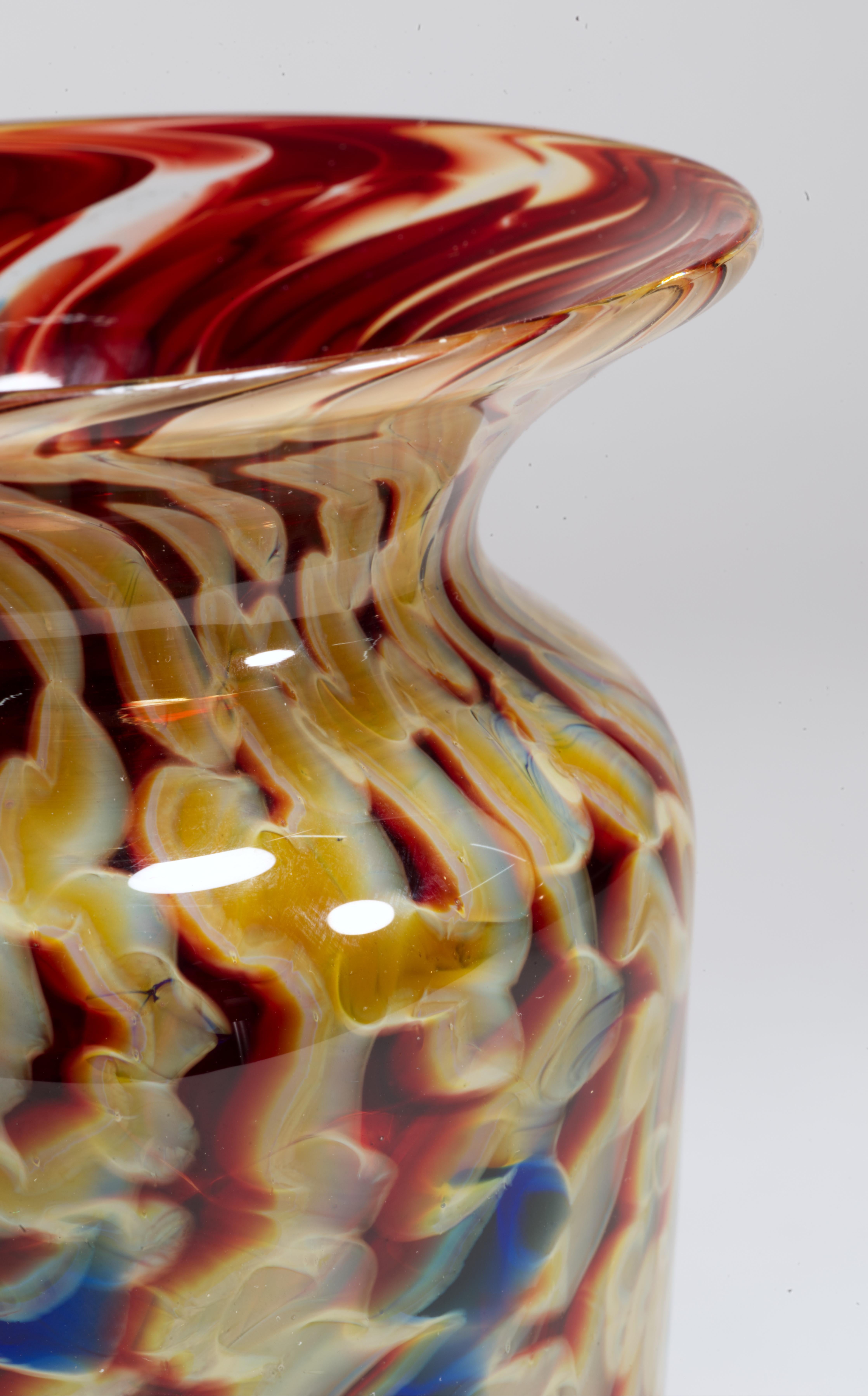 Joel O'Dorisio for Lost Angel Glass Bud Vase, American Studio Art Glass, 2005 For Sale 3