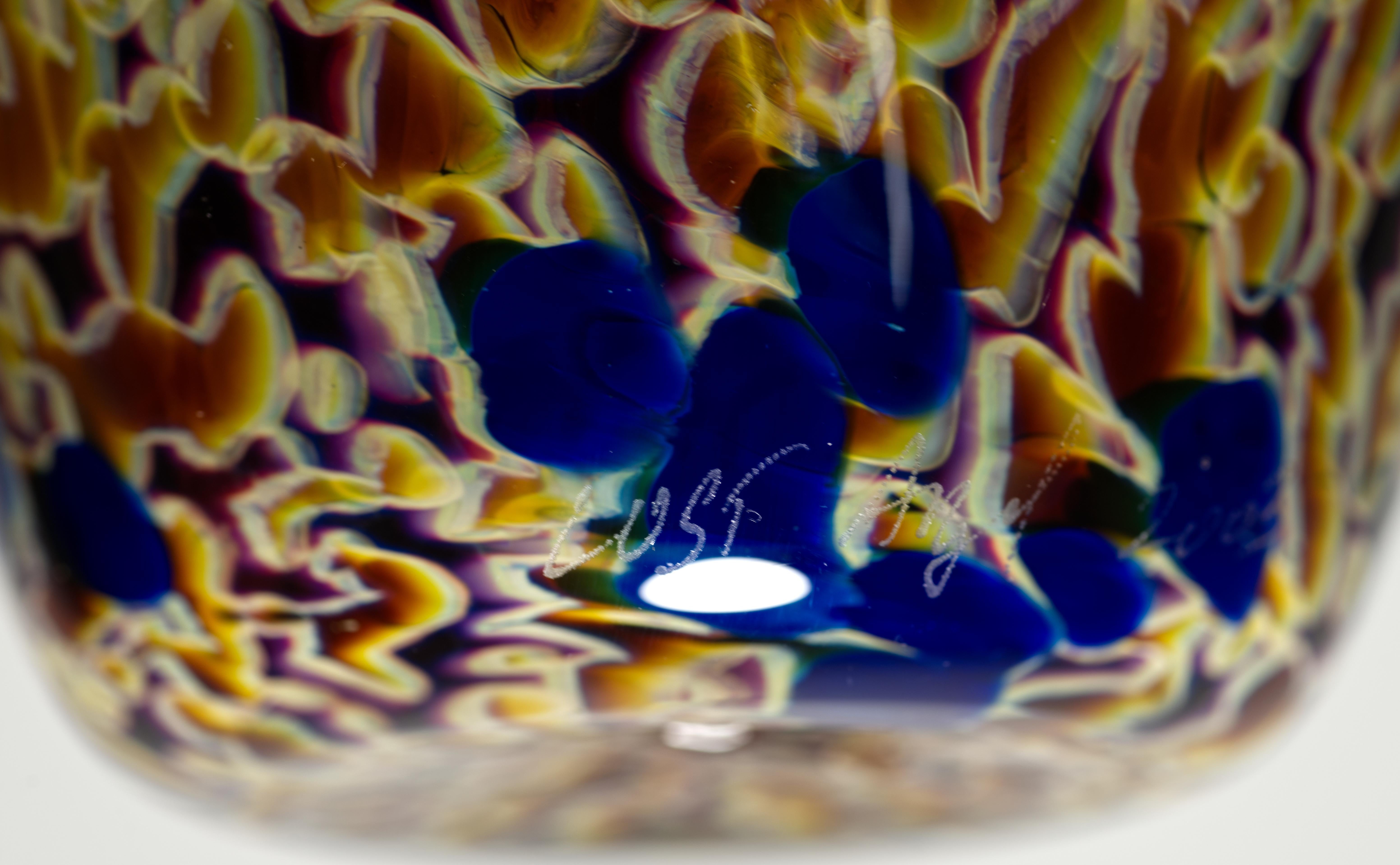 Vetro artistico Joel O'Dorisio per Lost Angel Glass Vase, American Studio A Glass, 2003 in vendita