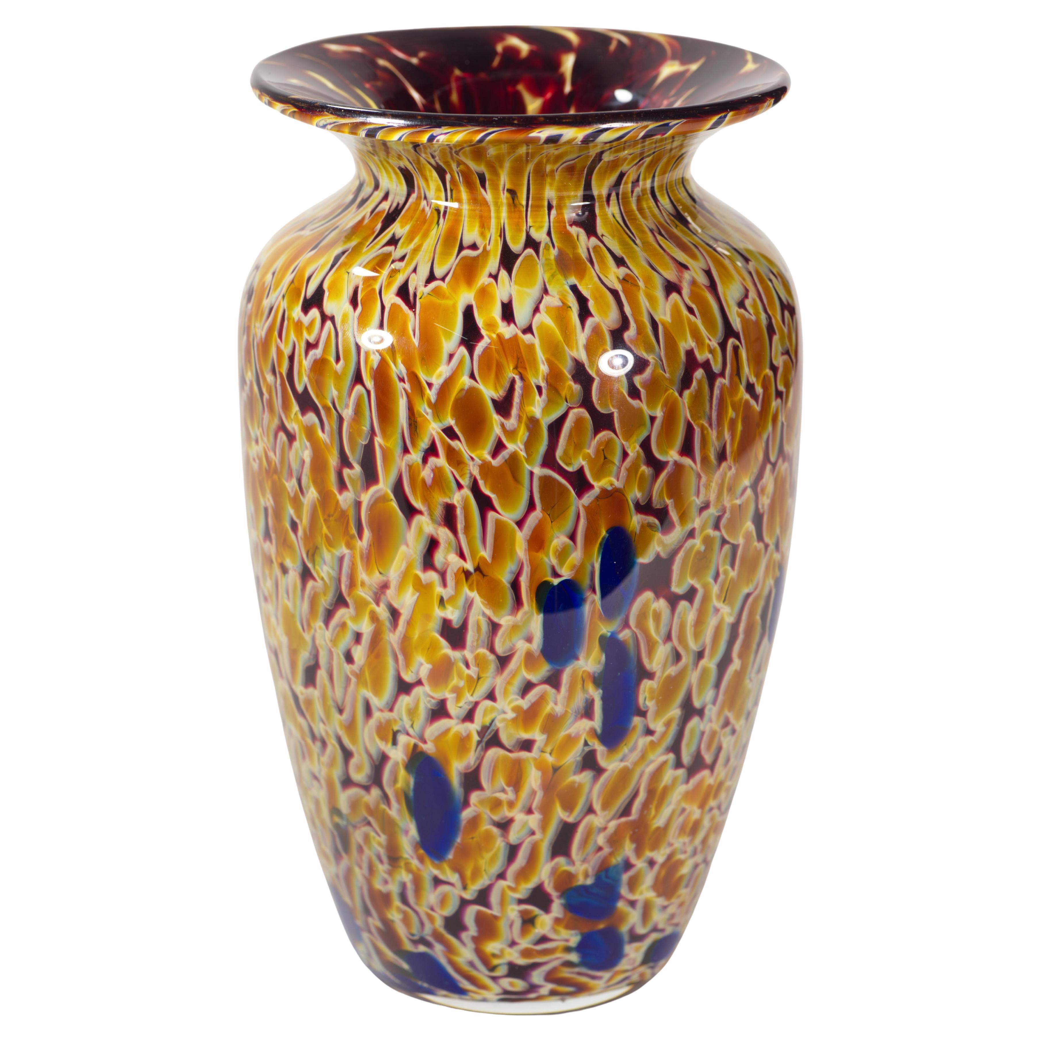 Joel O'Dorisio for Lost Angel Glass Vase, American Studio Art Glass, 2003
