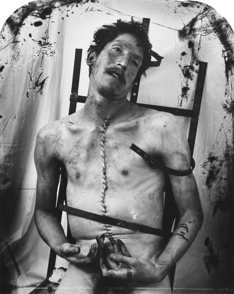 Joel-Peter Witkin Portrait Photograph – Glassman