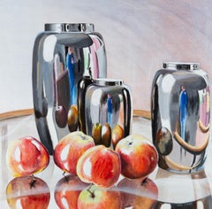 Joel Rawe - Contemporary Oil, Chrome And Apples