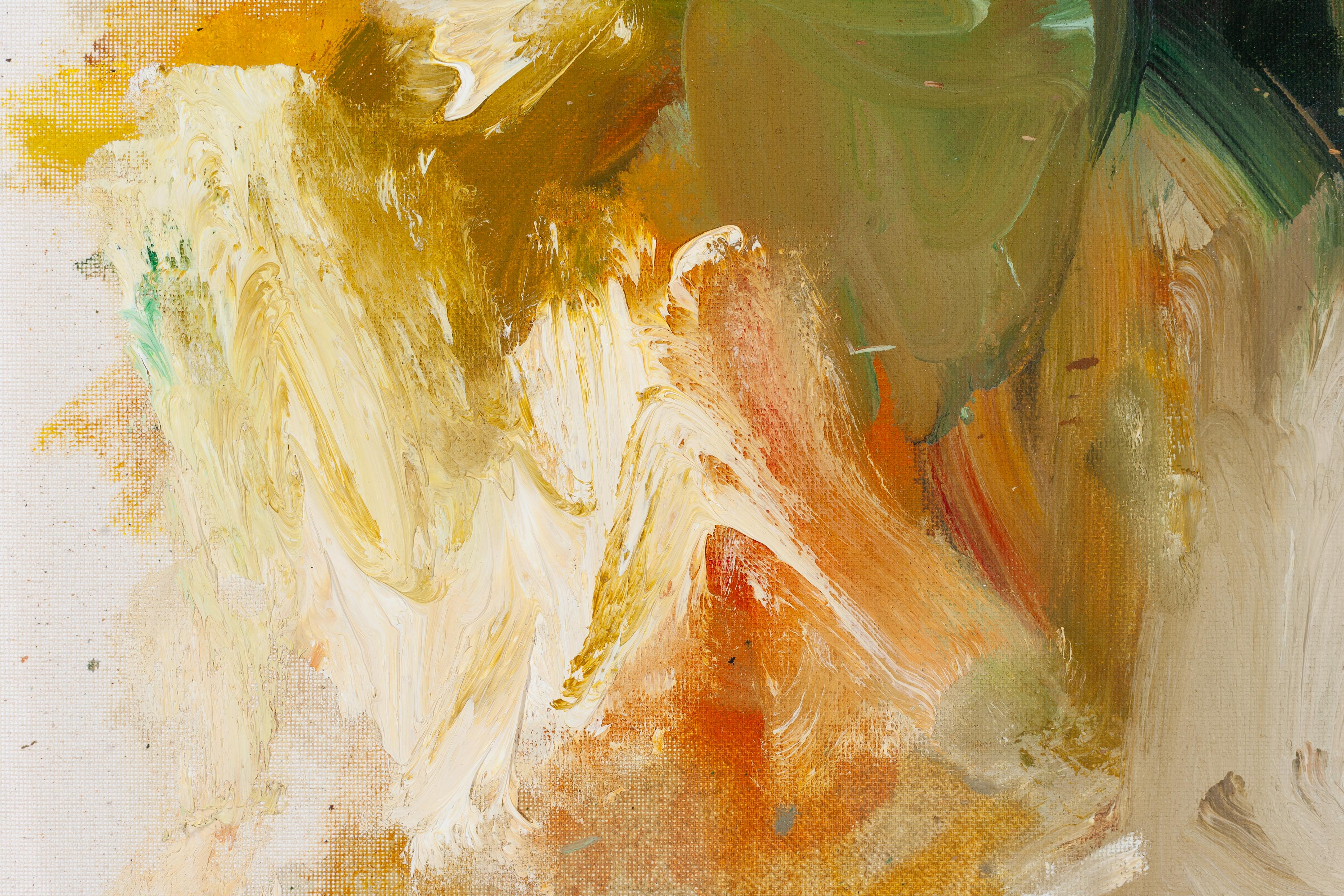 Cake and Beggar's Bread - Abstract Painting by Joel Sager
