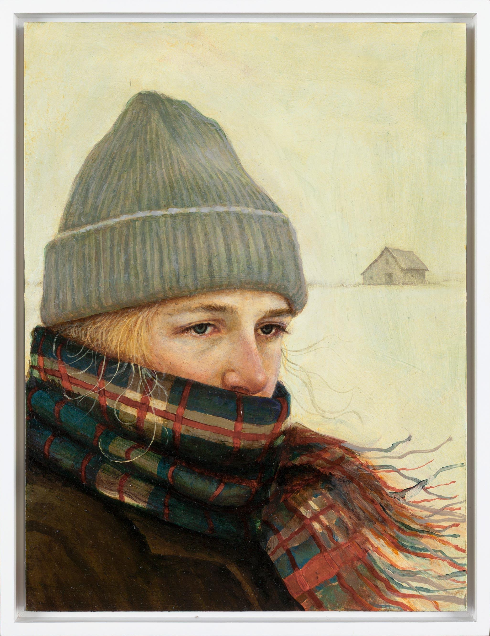 Joel Sager Figurative Painting - Cold Front