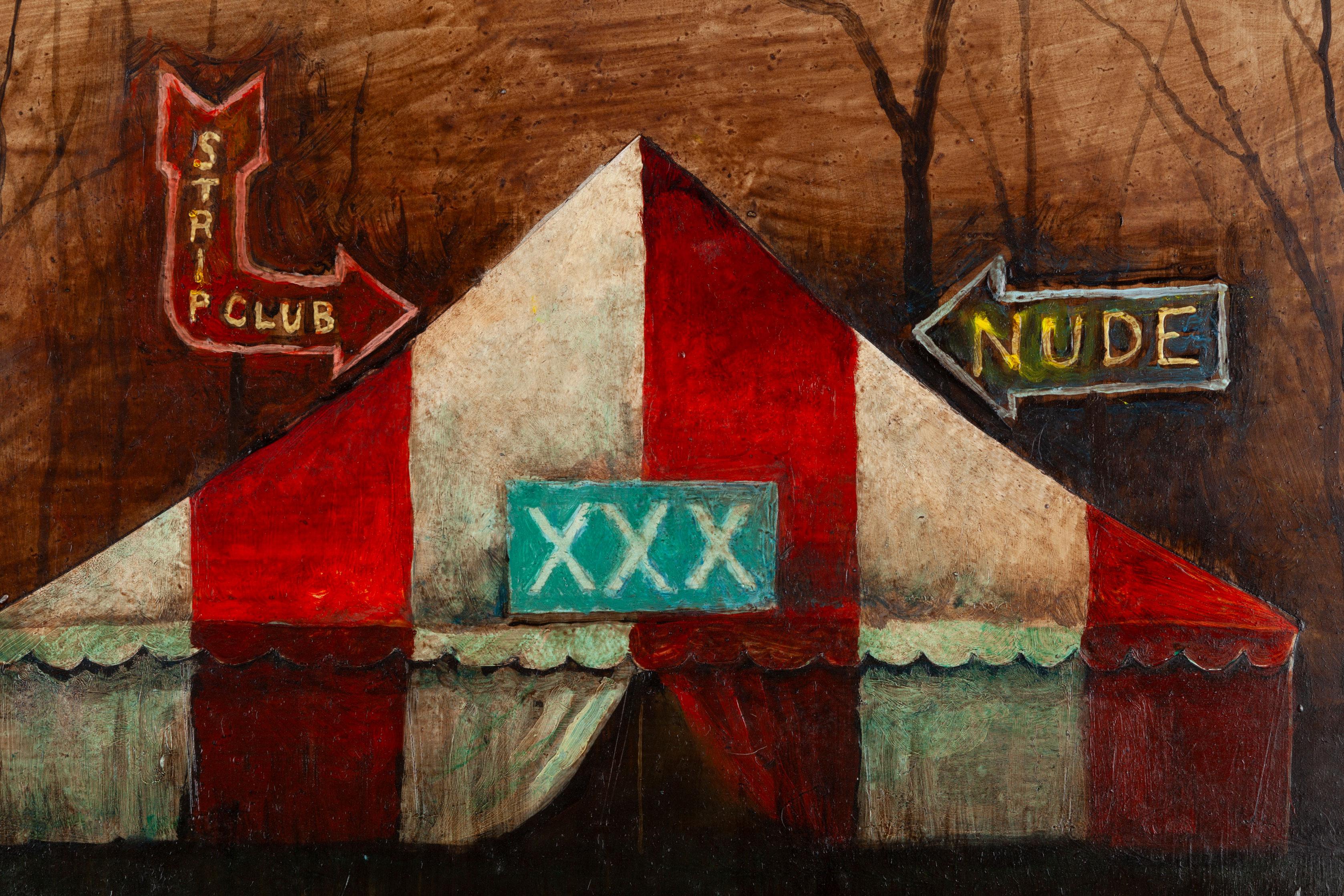 Glaube und Fleisch auf der I-70 (Zeitgenössisch), Painting, von Joel Sager