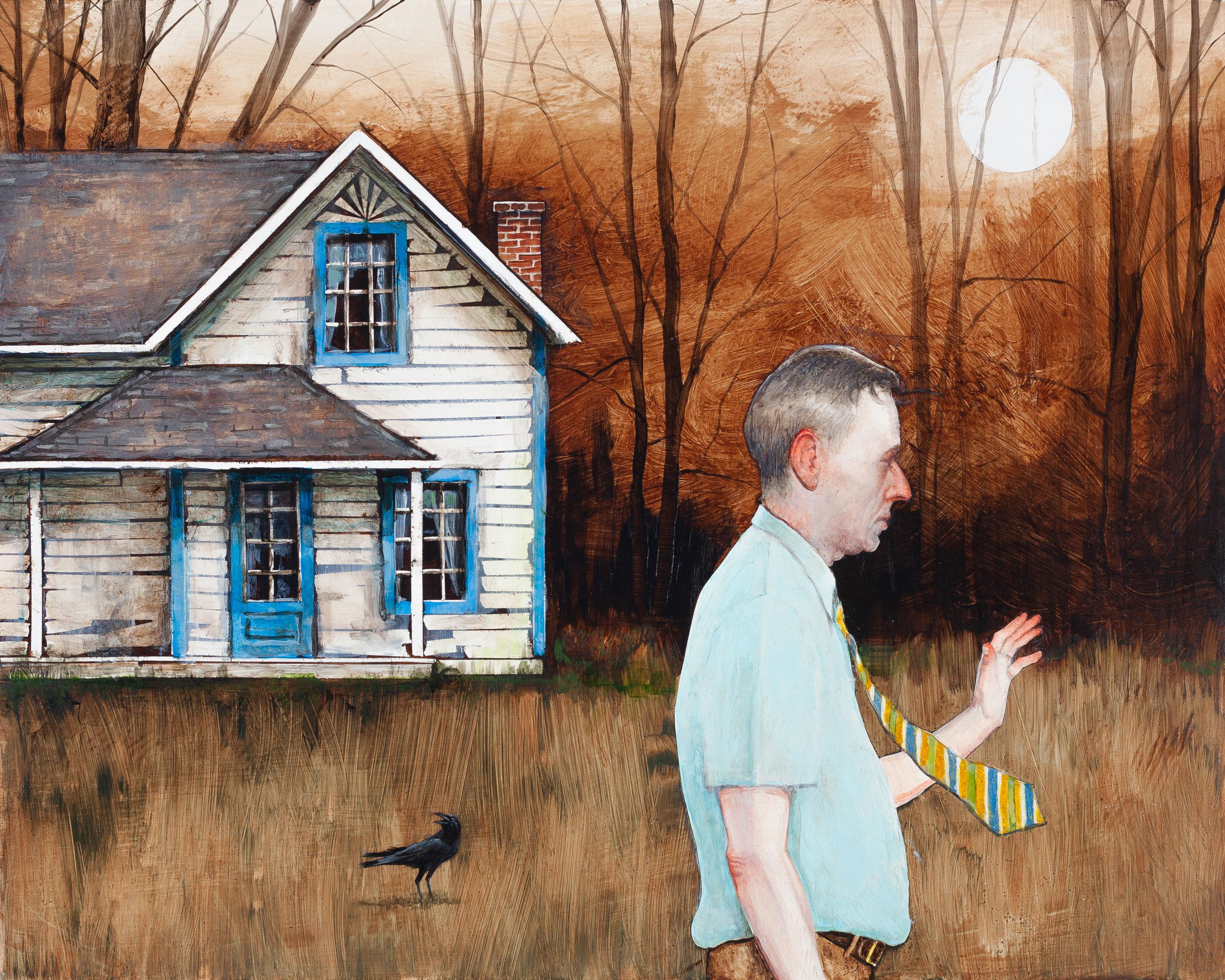 Figurative Painting di Joel Sager - Addio
