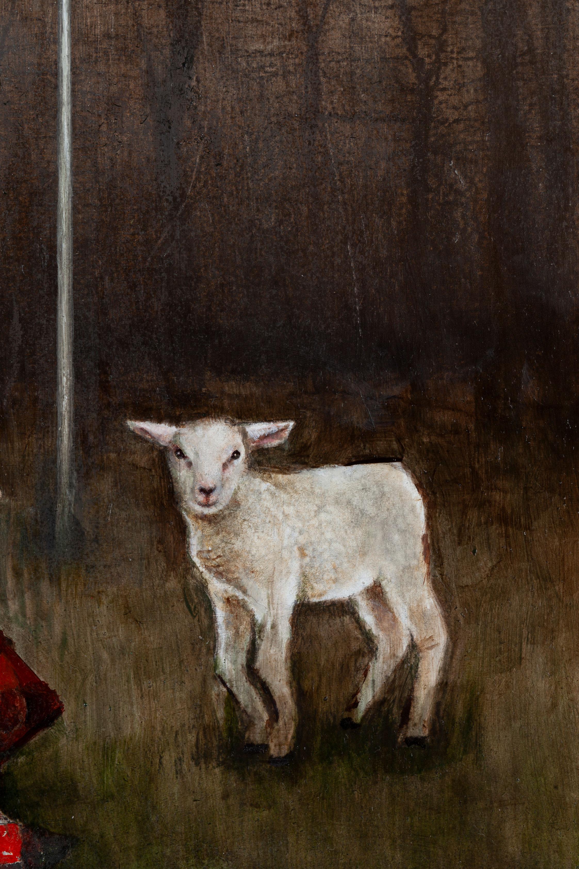 Lamm zur Schlachtbank – Painting von Joel Sager