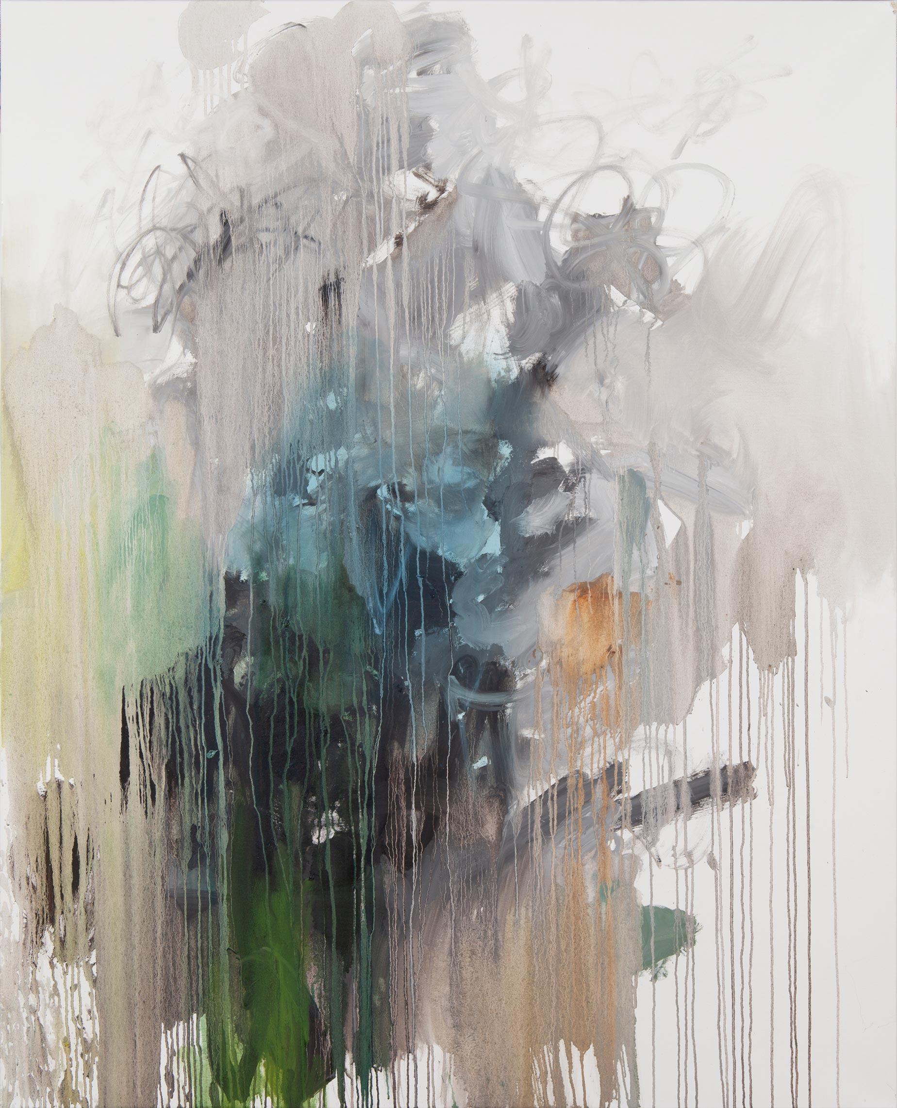 Joel Sager Abstract Painting - Overcast Stupor