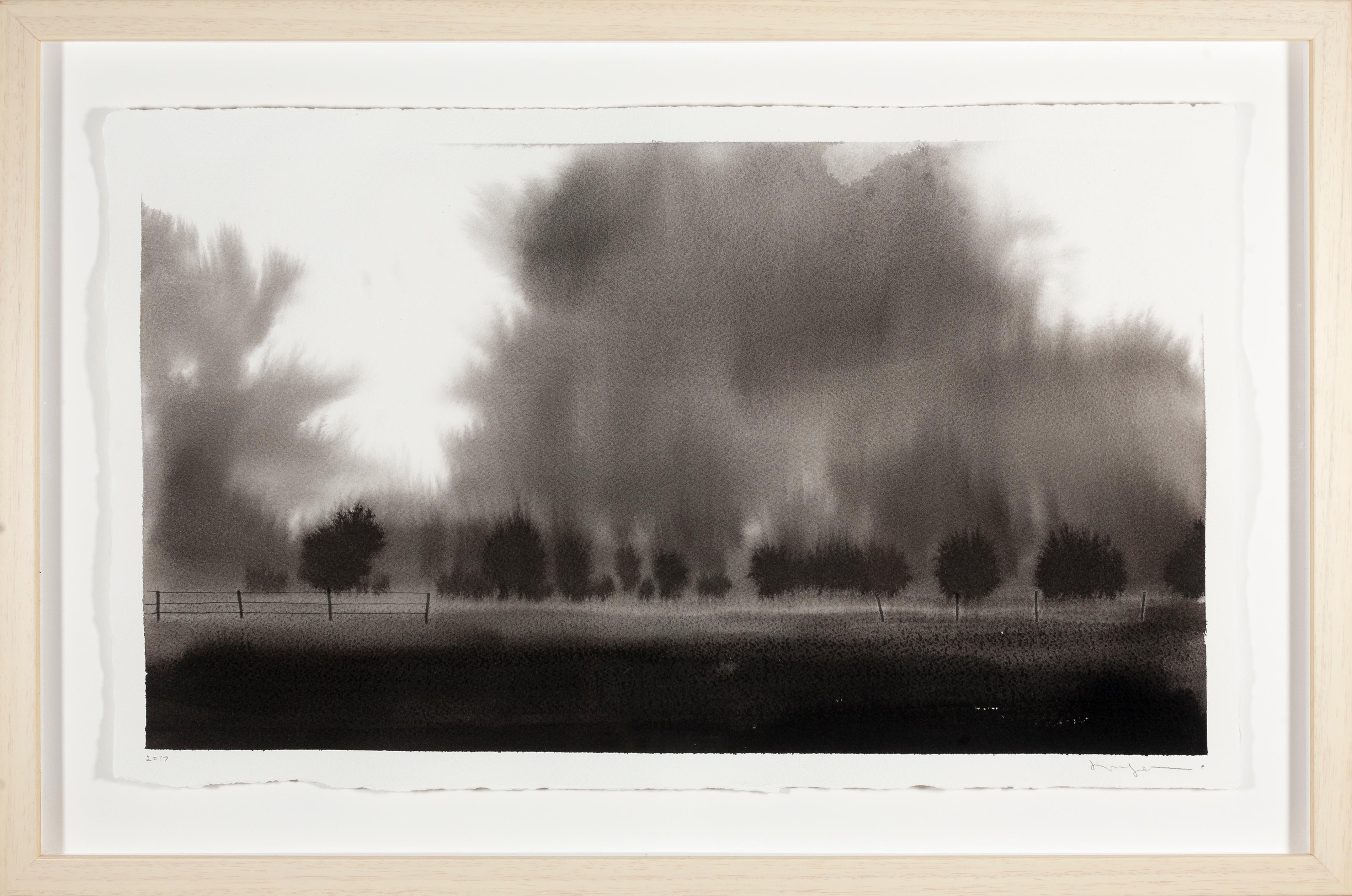 Joel Sager Landscape Painting - Postcards from Beyond No. 32
