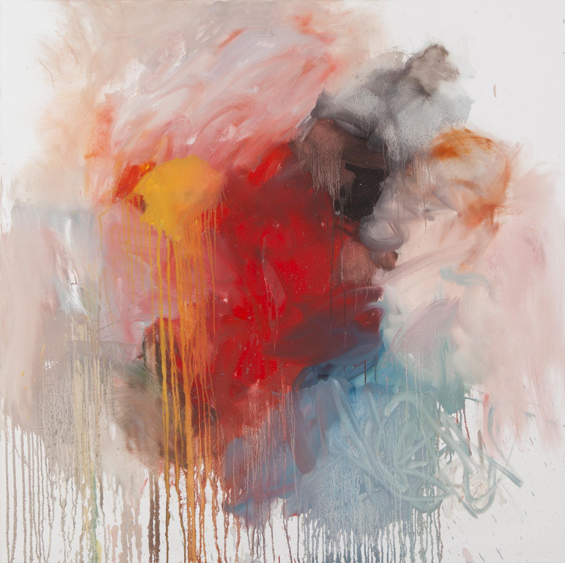 Abstract Painting di Joel Sager - Pushing Up & Up Margherite