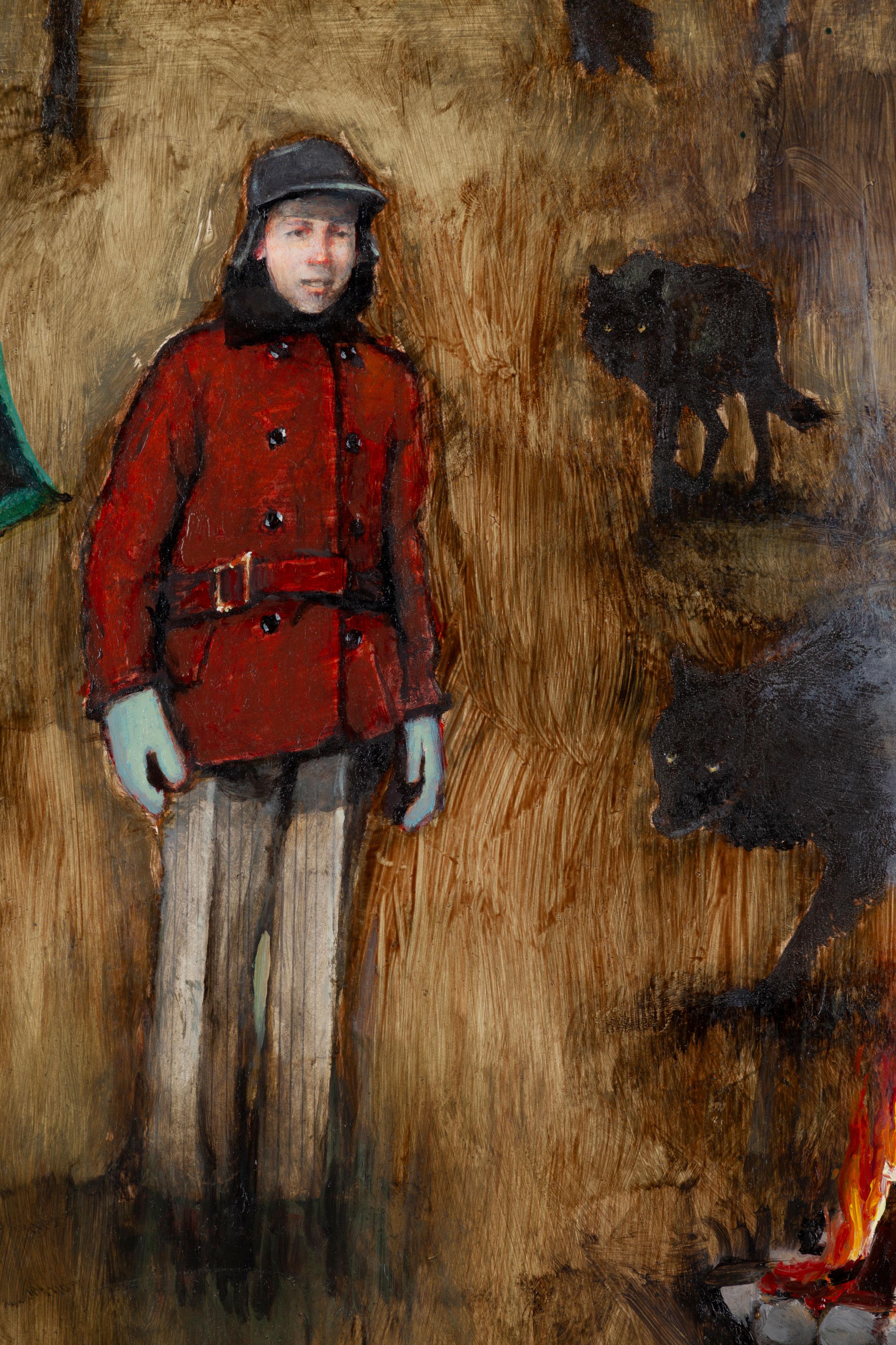 Putting the Familiaris in Canis-Lupis - Painting by Joel Sager